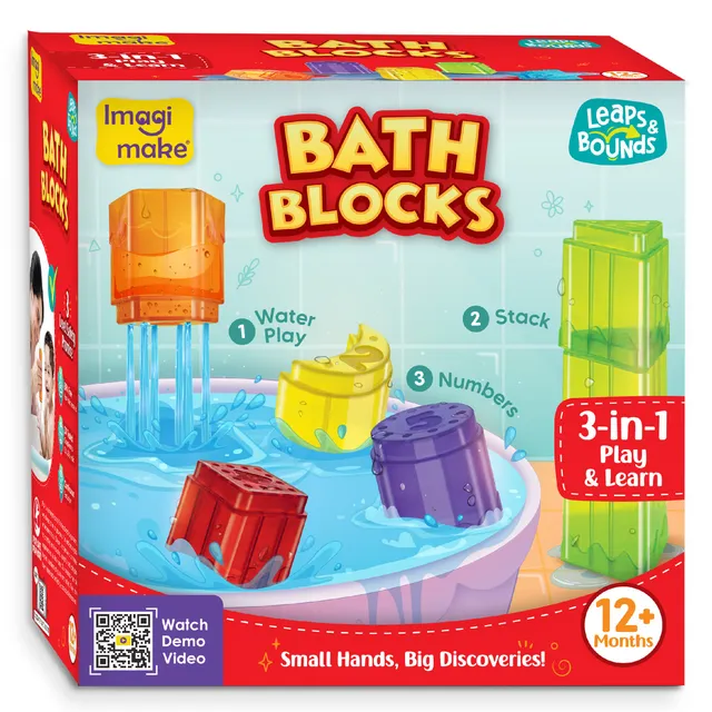 Imagimake Leaps Bounds Bath Blocks cuburi baie 18 buc