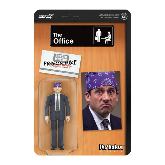 Super7 ReAction The Office Prison Mike figurina 9,5 cm