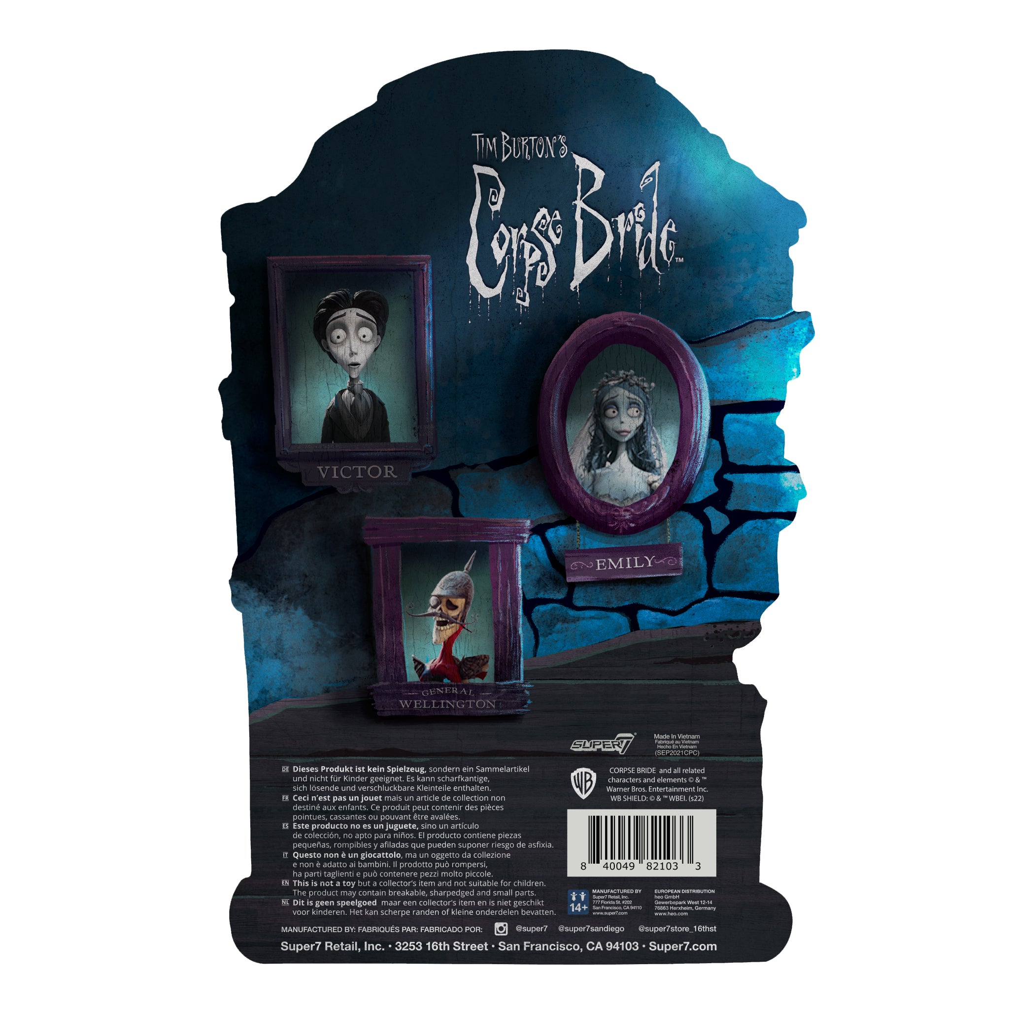 Super7 ReAction Emily Corpse Bride figurina 9,5 cm