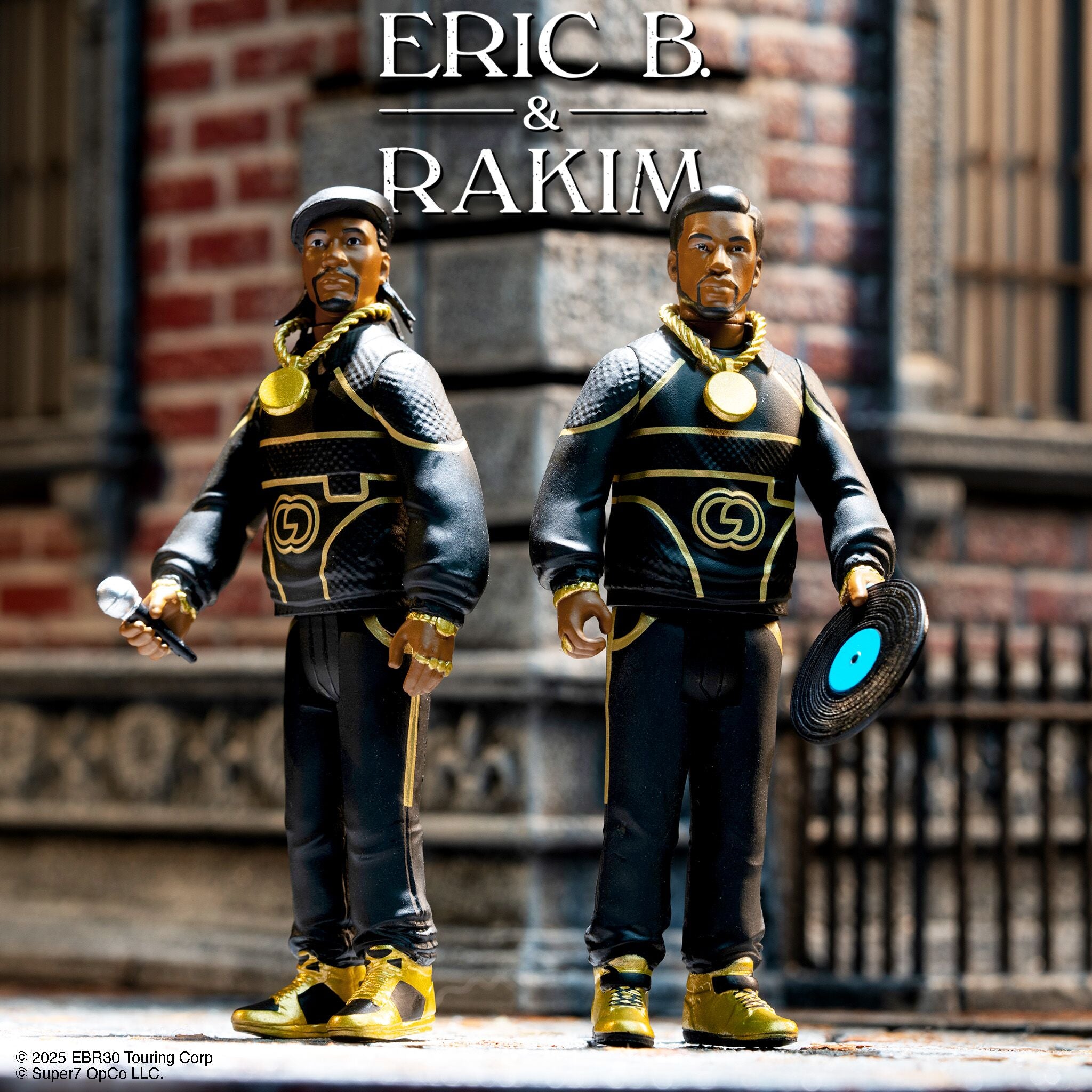 Super7 ReAction Eric B. Rakim Follow Leader 2-pack figurine