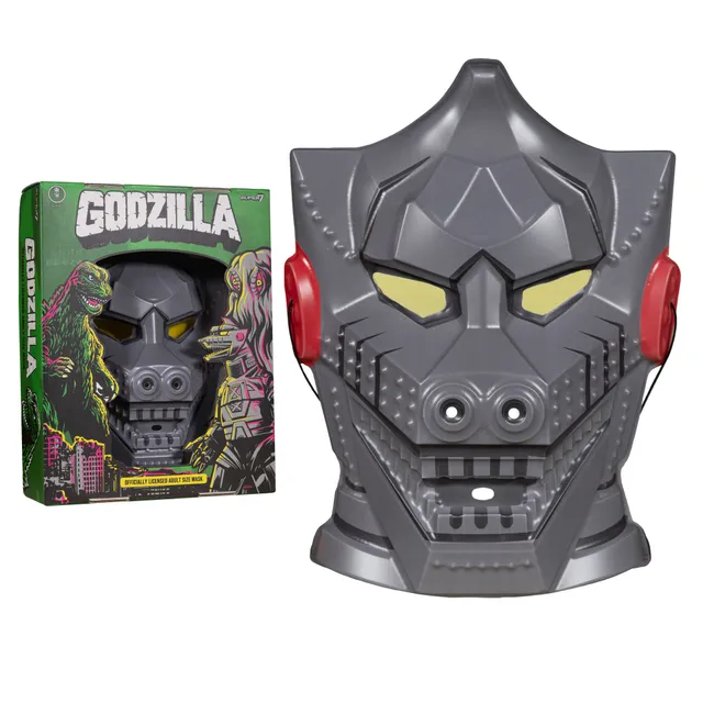 Super7 Toho Mechagodzilla masca gri Halloween adulti