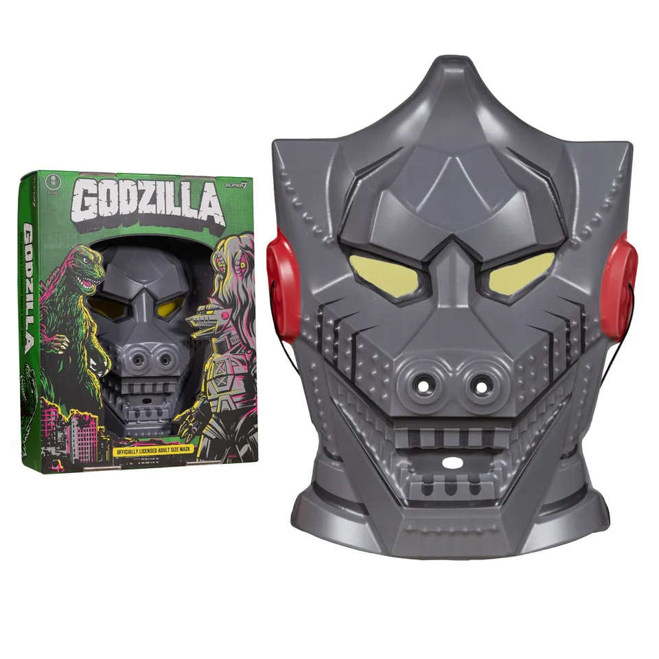 Super7 Toho Mechagodzilla masca gri Halloween adulti