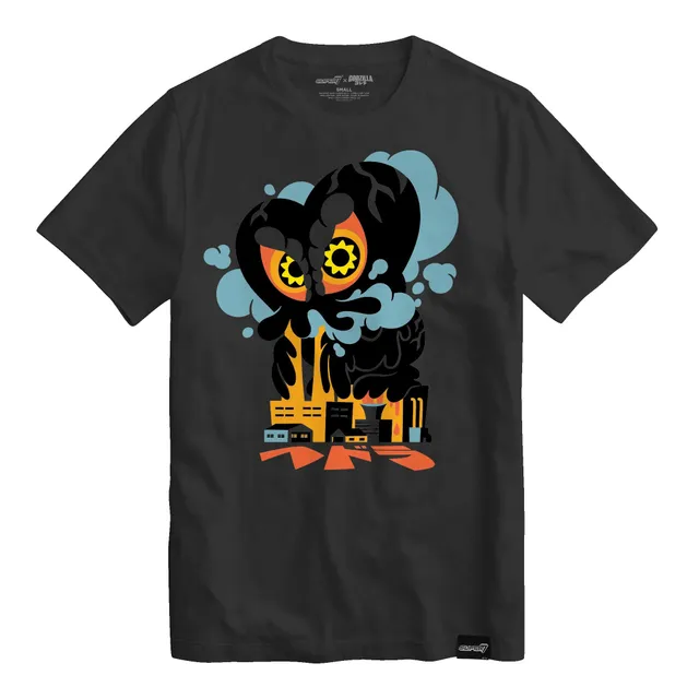 Super7 Toho Hedorah Smokestack tricou gri cărbune S-3X