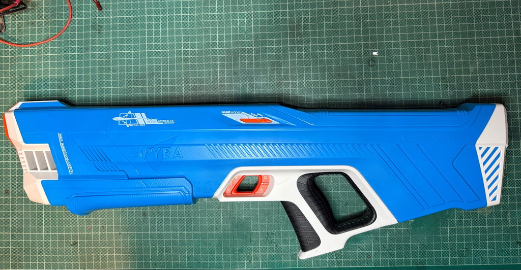 SpyraFour pistol apa electric albastru reincarcare rapida