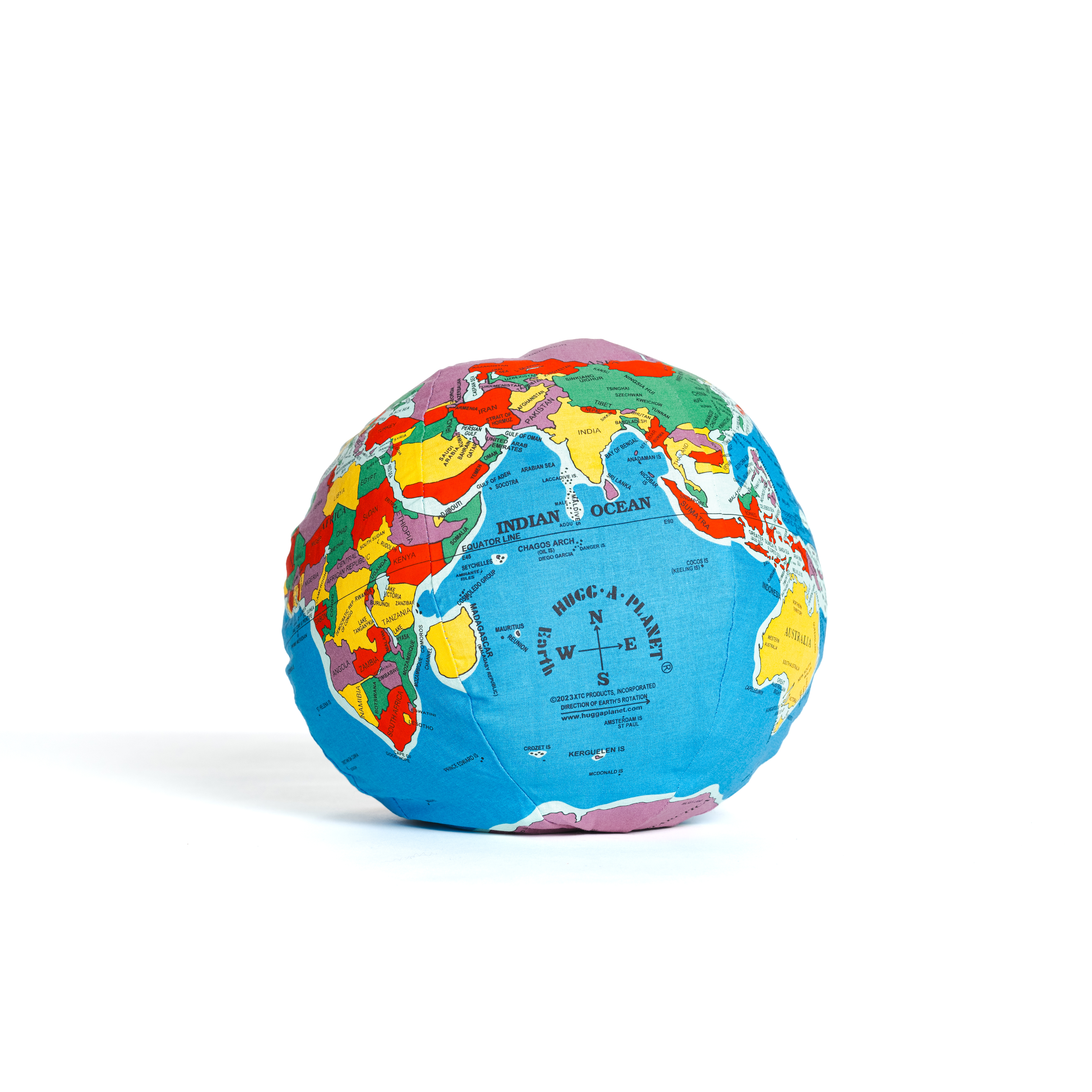 Hugg a Planet Pocket Earth glob moale cu buzunar 12 inch