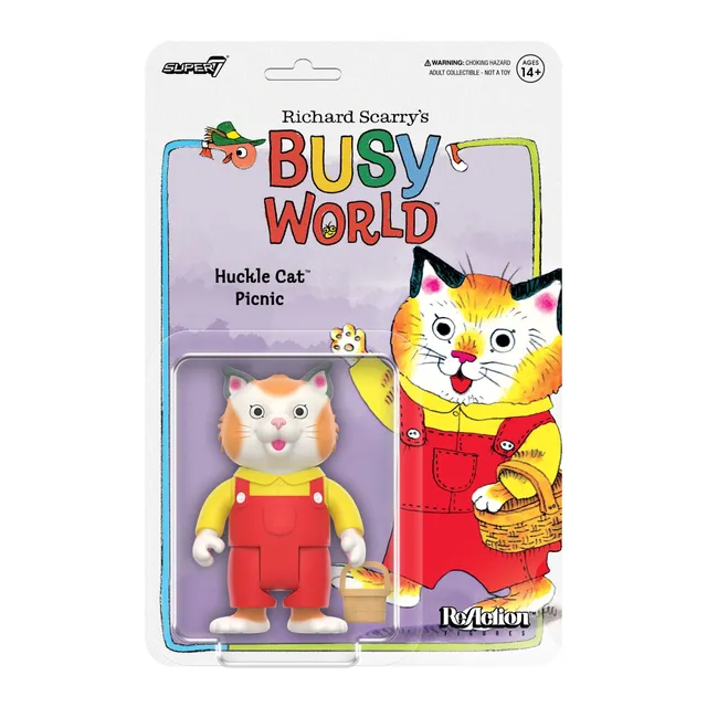 Super7 ReAction Huckle Cat Overalls figurină cu coș picnic