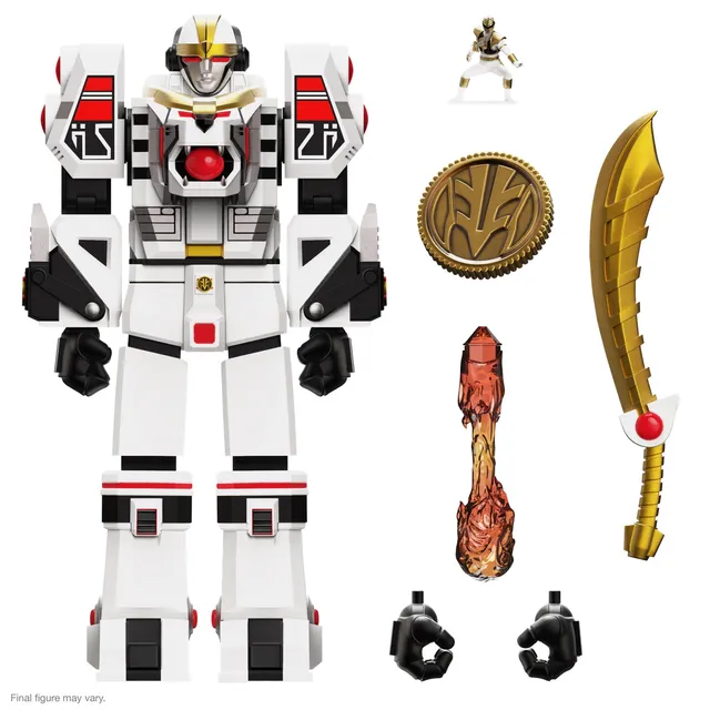 Super7 Ultimates Power Rangers TigerZord figurina Battle Mode