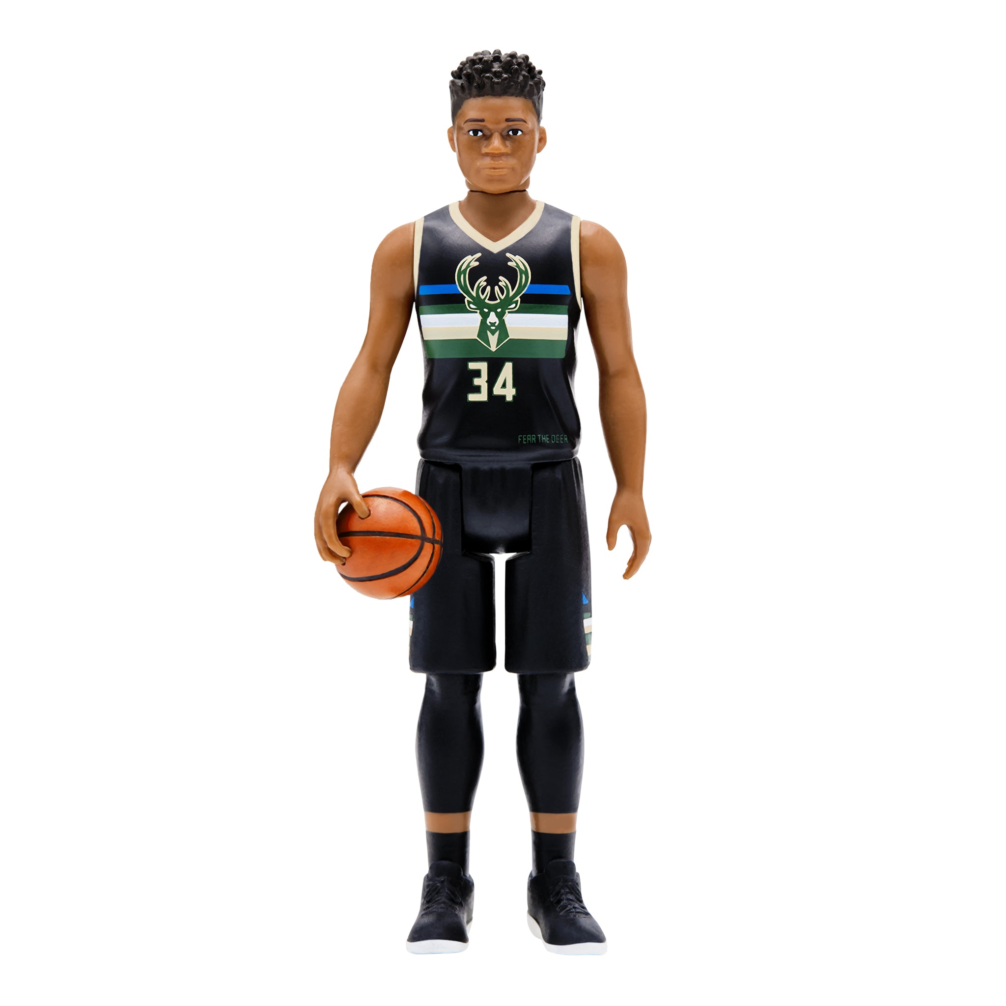 Super7 NBA Supersports Giannis Antetokounmpo figurina Black Statement