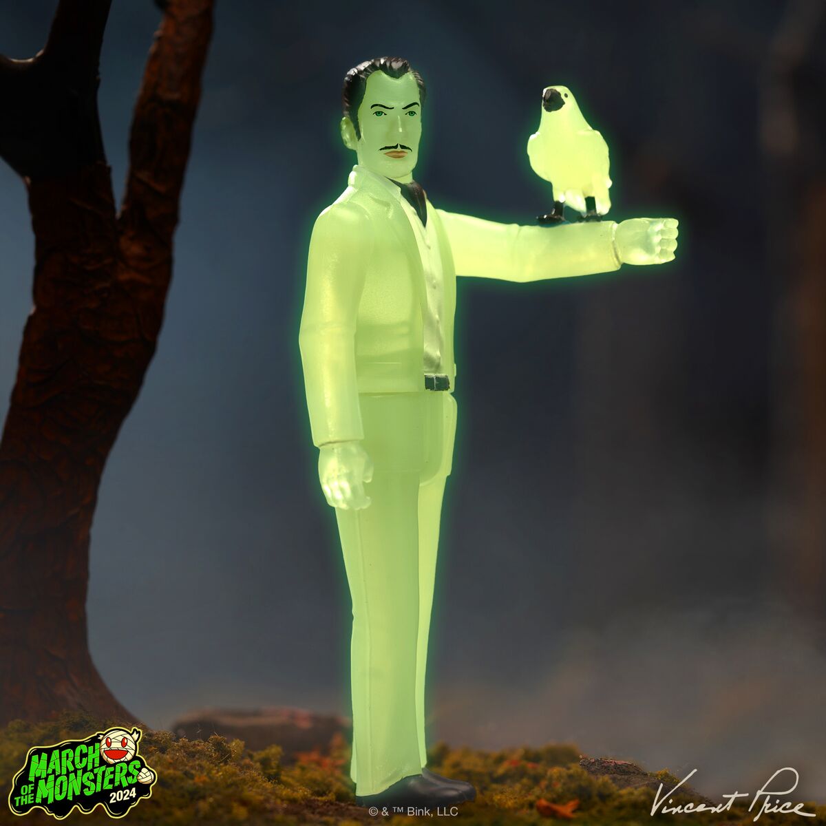 Super7 ReAction Vincent Price Monster Glow figurină fosforescentă