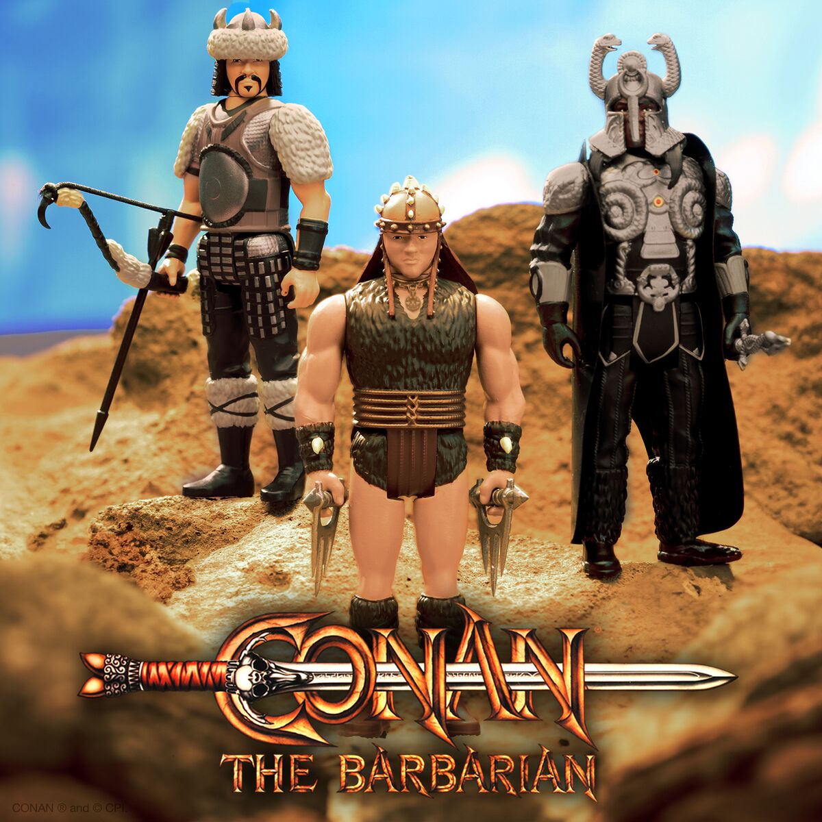 Super7 Conan Barbarian set 3 figurine Wave 01 barbari