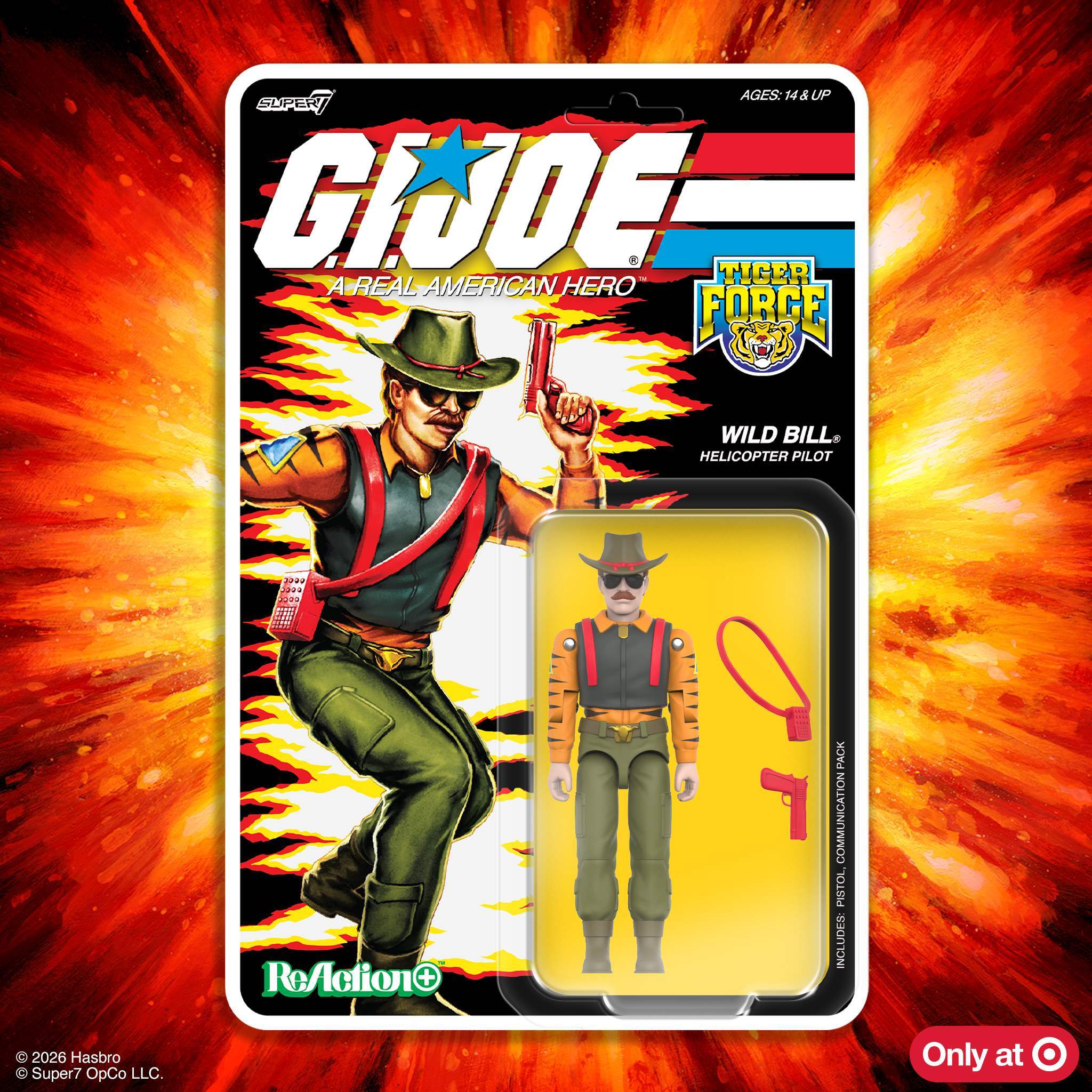 Super7 G.I. Joe ReAction+ figura Wild Bill Tiger Force 4