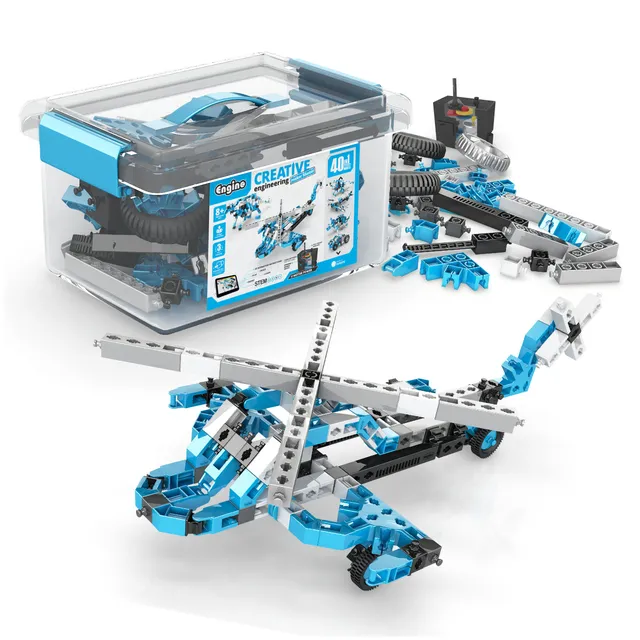 Engino Creative Engineering Maker Master 40 in 1 set motorizat dinozauri