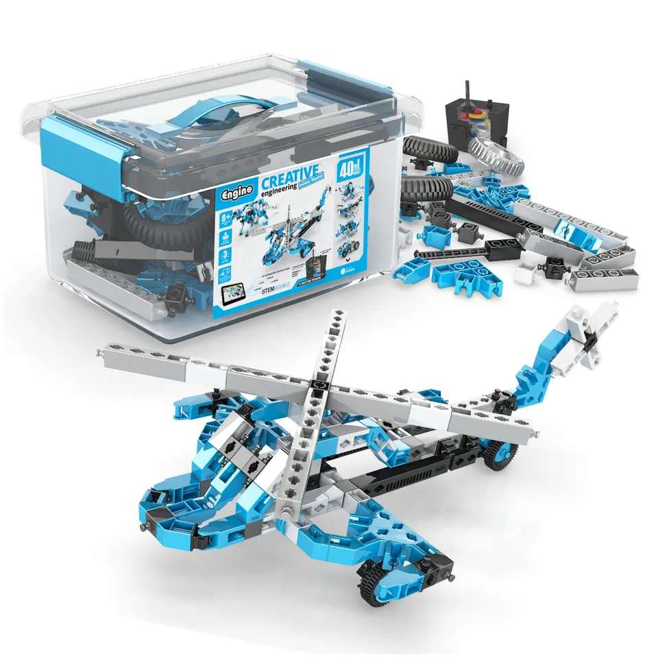Engino Creative Engineering Maker Master 40 in 1 set motorizat dinozauri