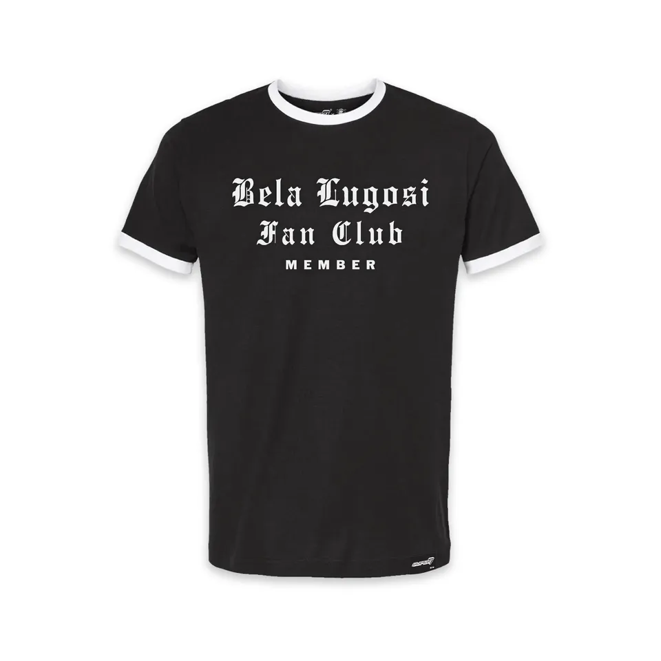 Super7 Bela Lugosi Fan Club tricou negru bumbac