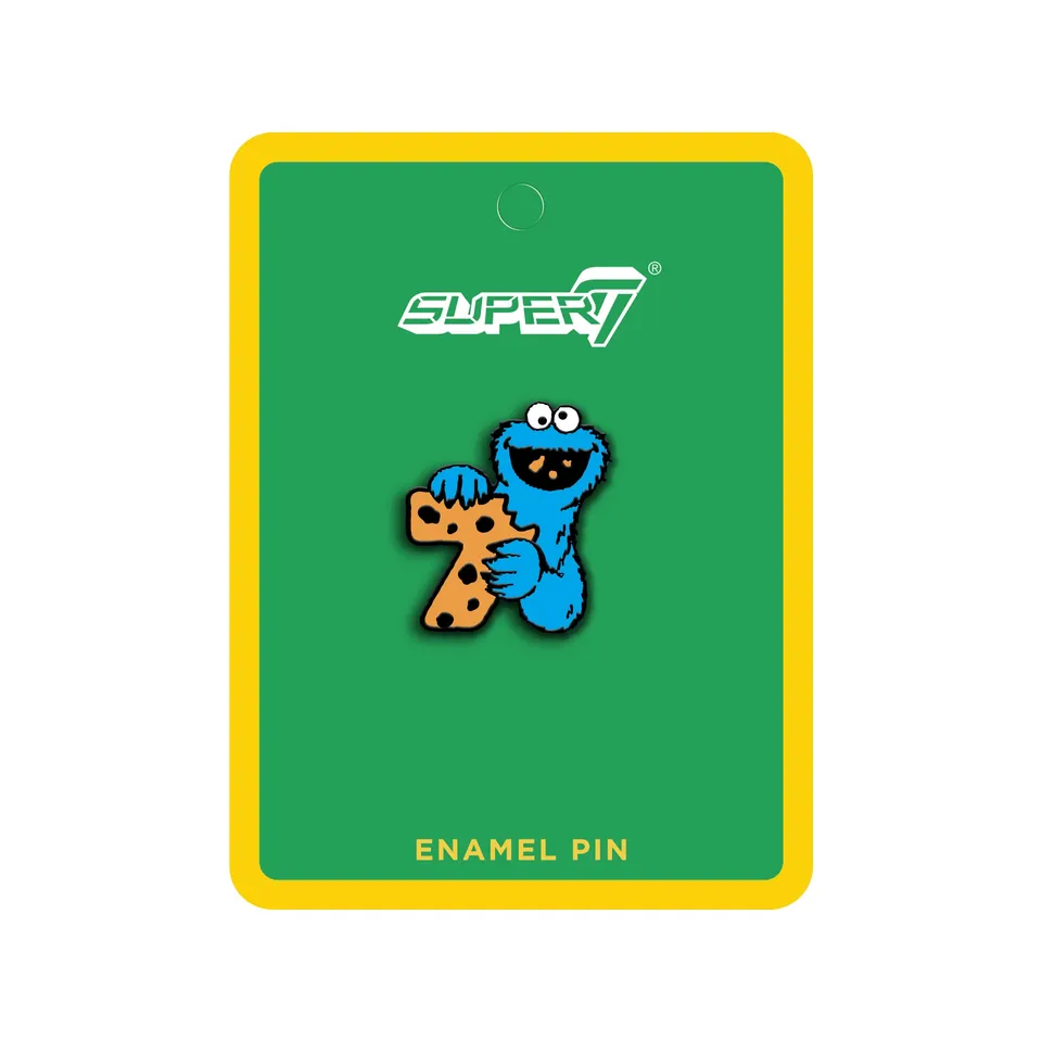 Super7 Sesame Street Cookie Monster pin email metal 3 cm