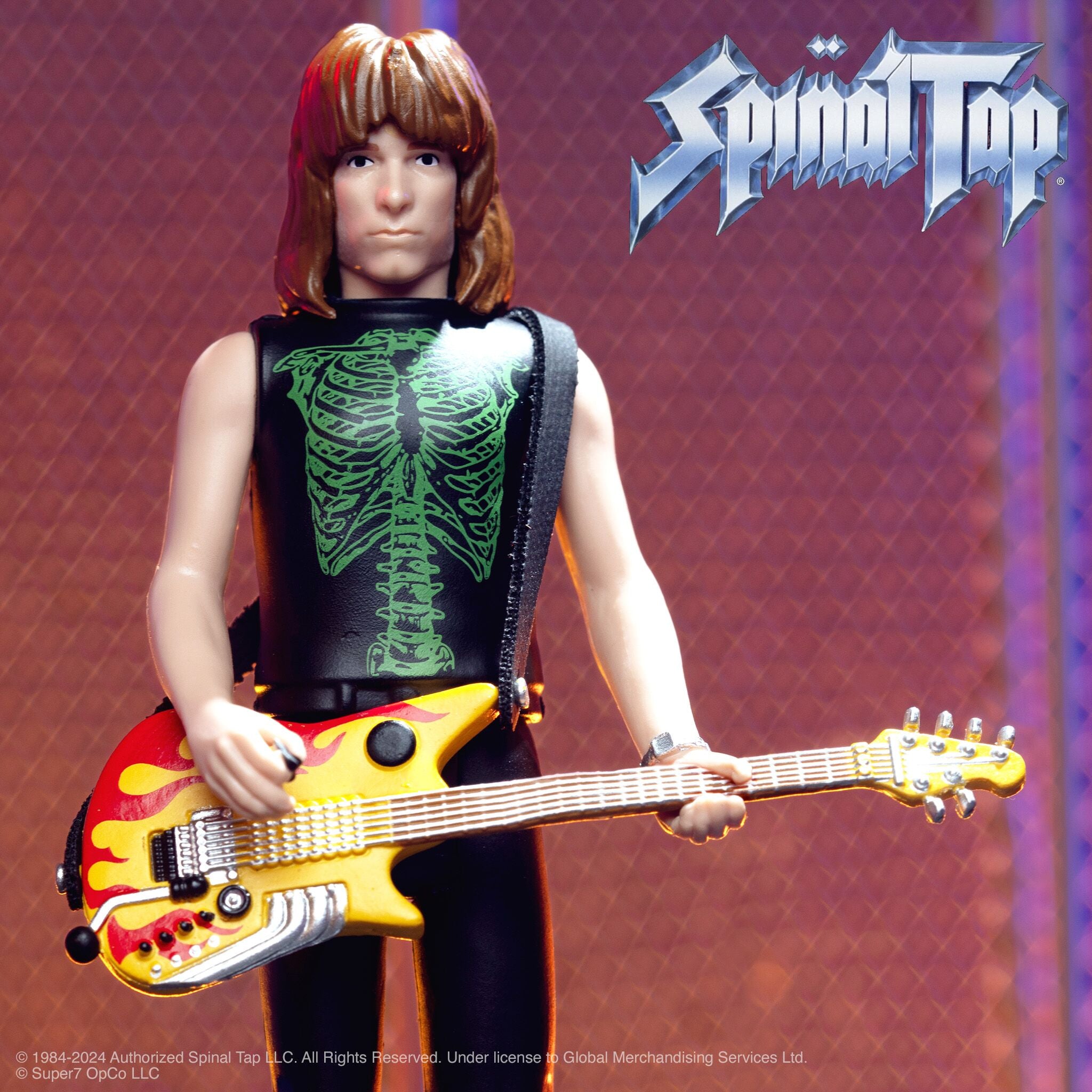 Super7 ReAction Spinal Tap Wave 1 set 3 figurine 3.75 inch