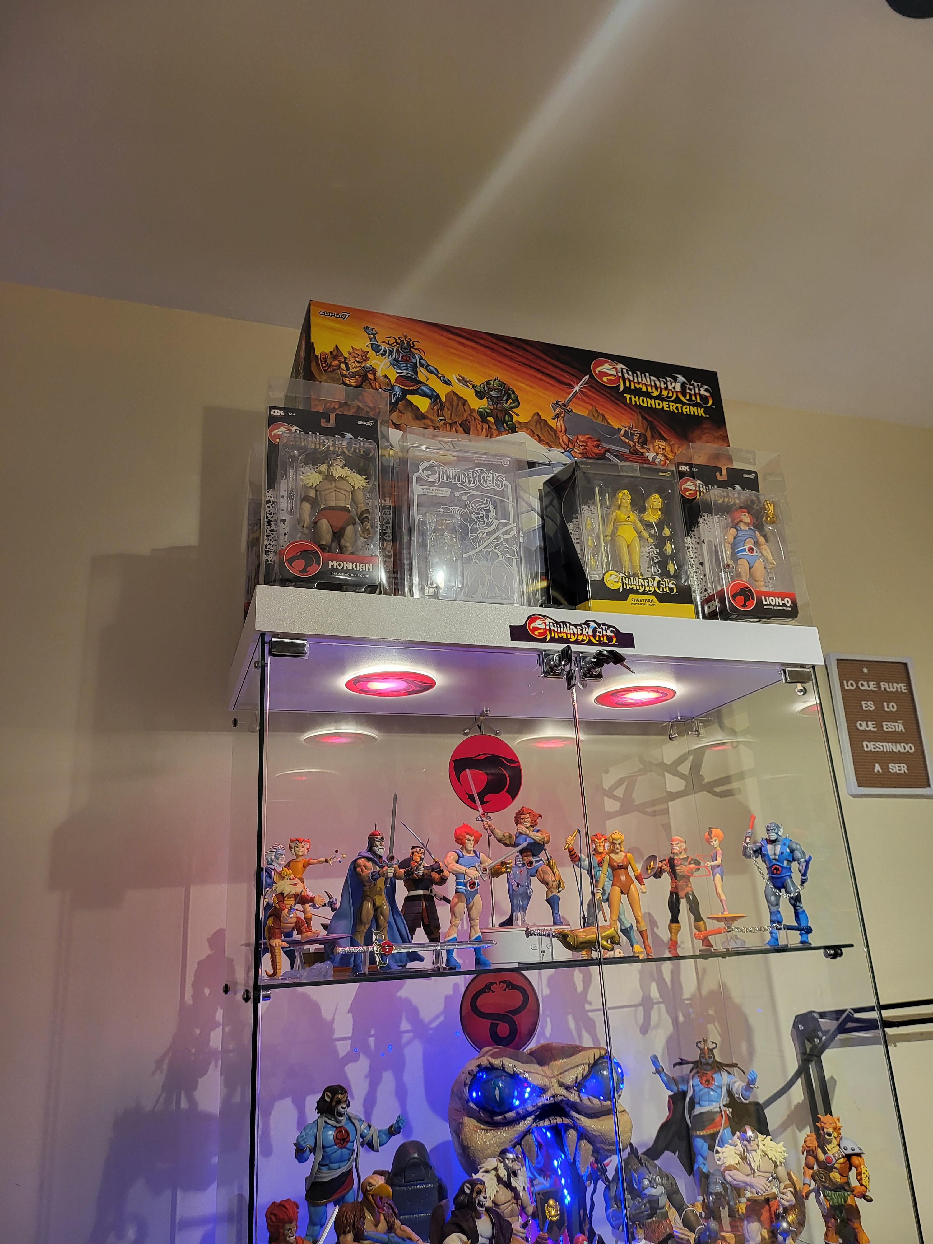 Super7 ThunderCats ReAction Tygra figurina transparenta Clear