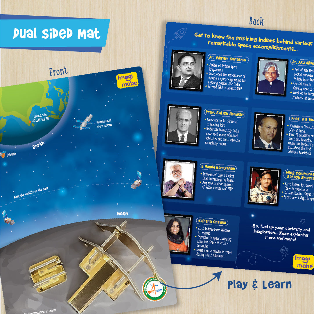 Imagimake Mapology Mission Chandrayaan macheta spatiala 12 buc