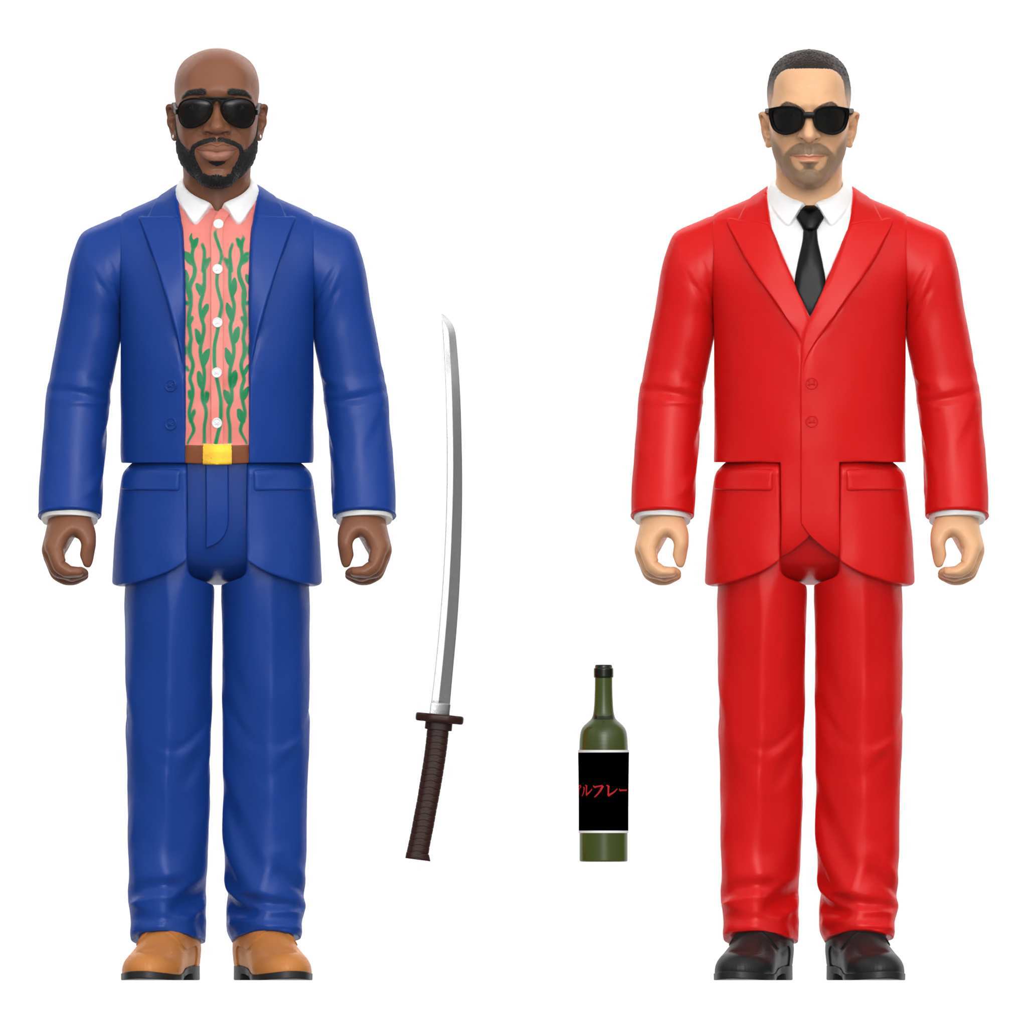 Super7 ReAction Alfredo Freddie Gibbs set 2 figurine 3.75 inch hip-hop