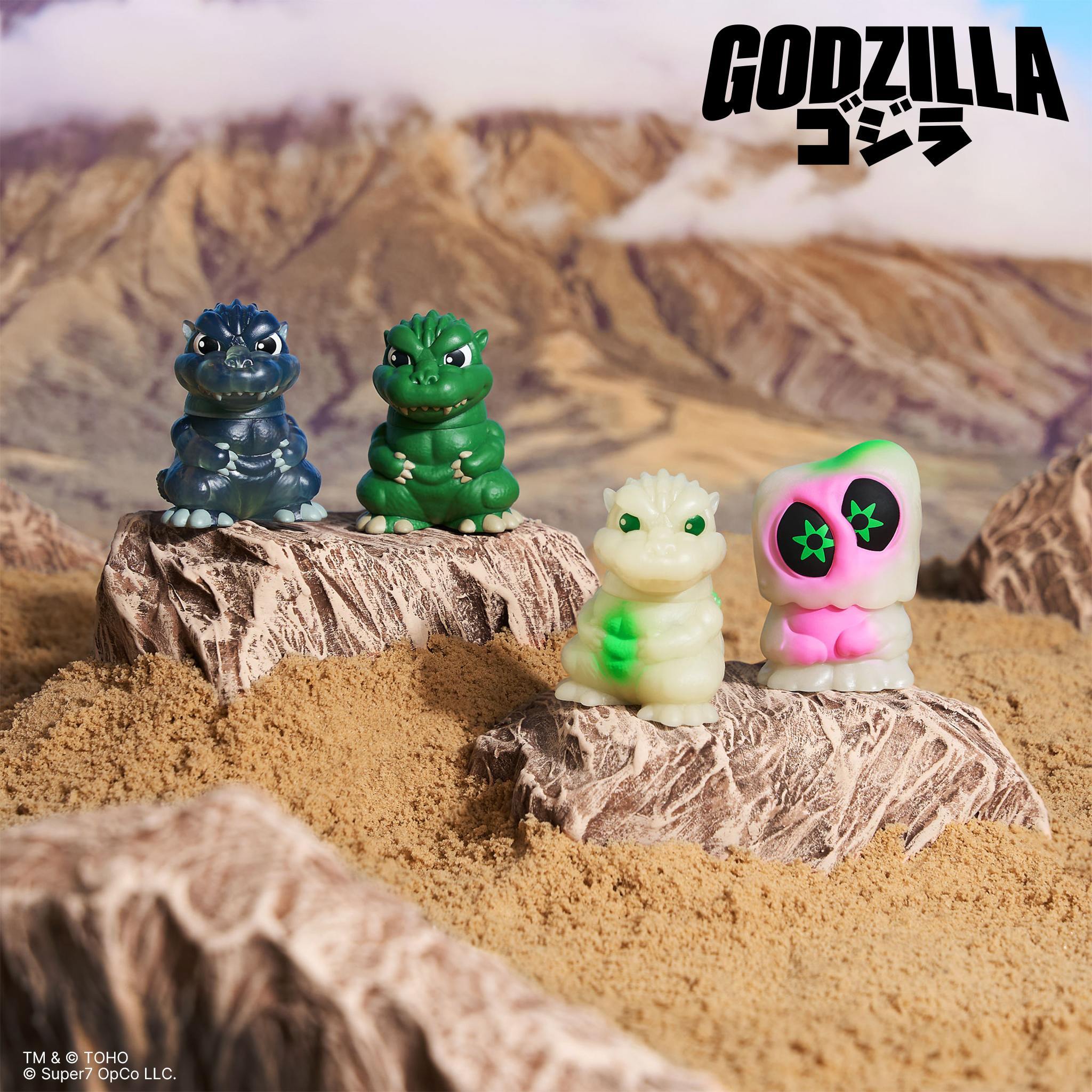 Super7 Toho FUN FUN MINI Godzilla figurine blind box set 9 buc