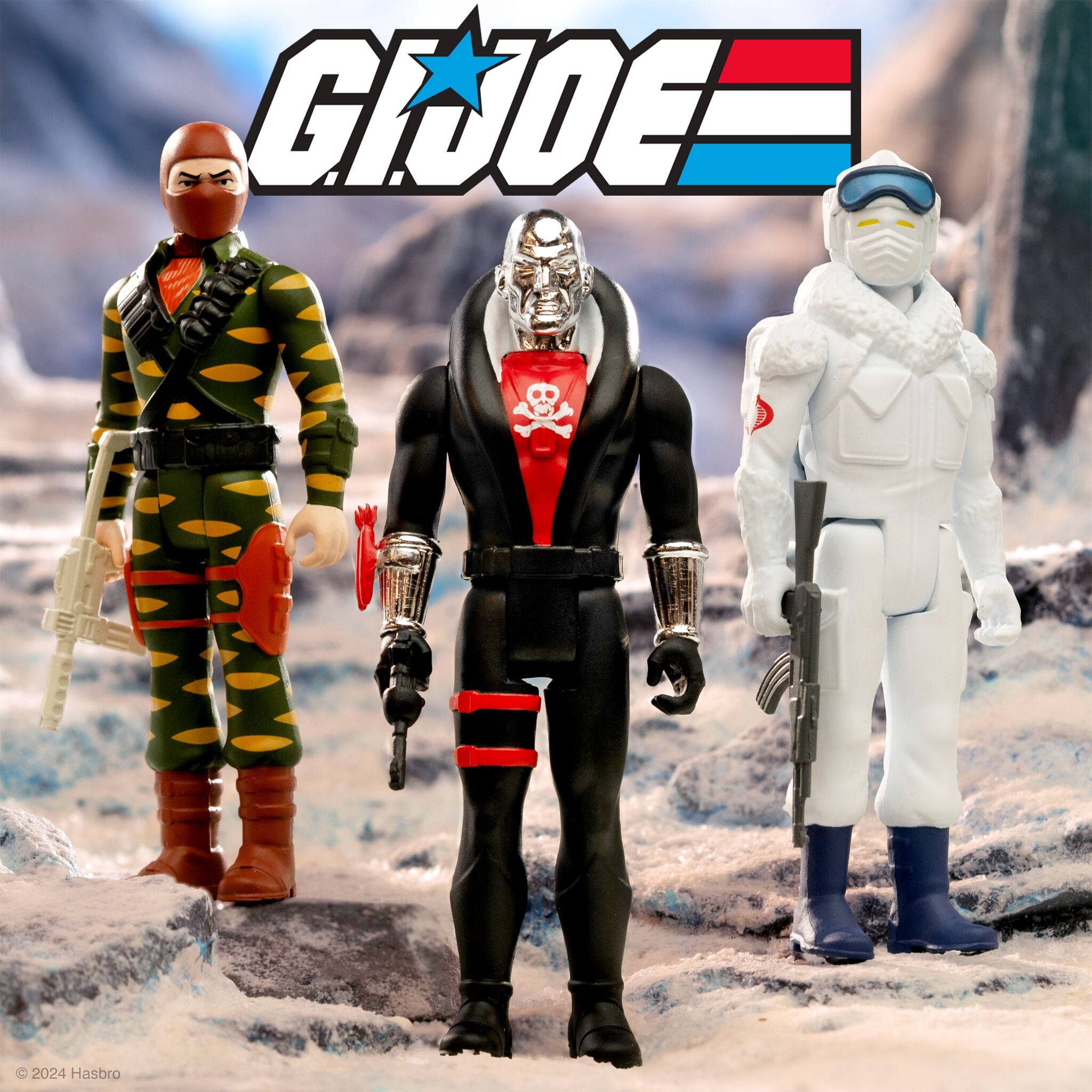 Super7 G.I. Joe ReAction figurină Cobra Snow Serpent W8