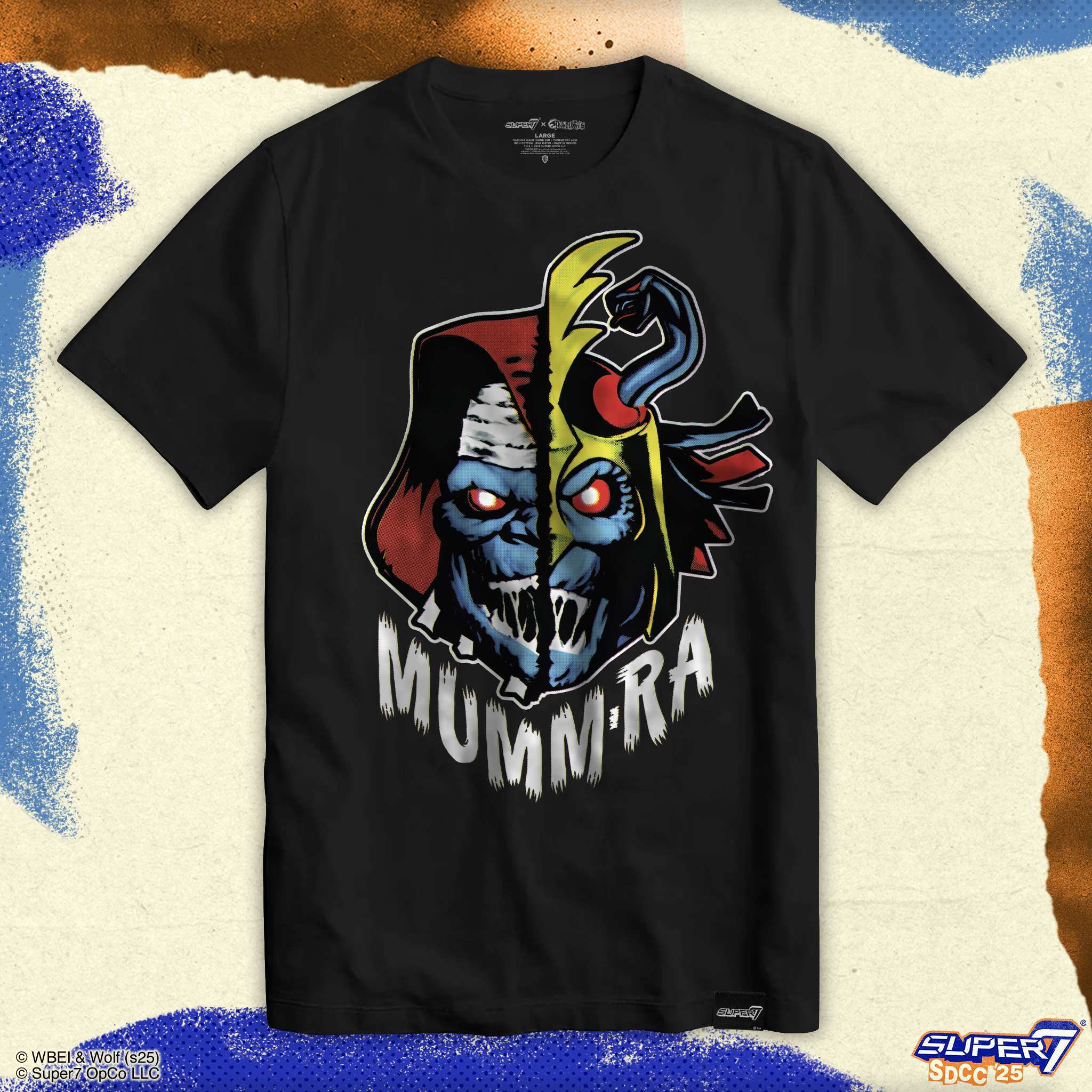 Super7 ThunderCats Mumm-Ra tricou negru bumbac 100%