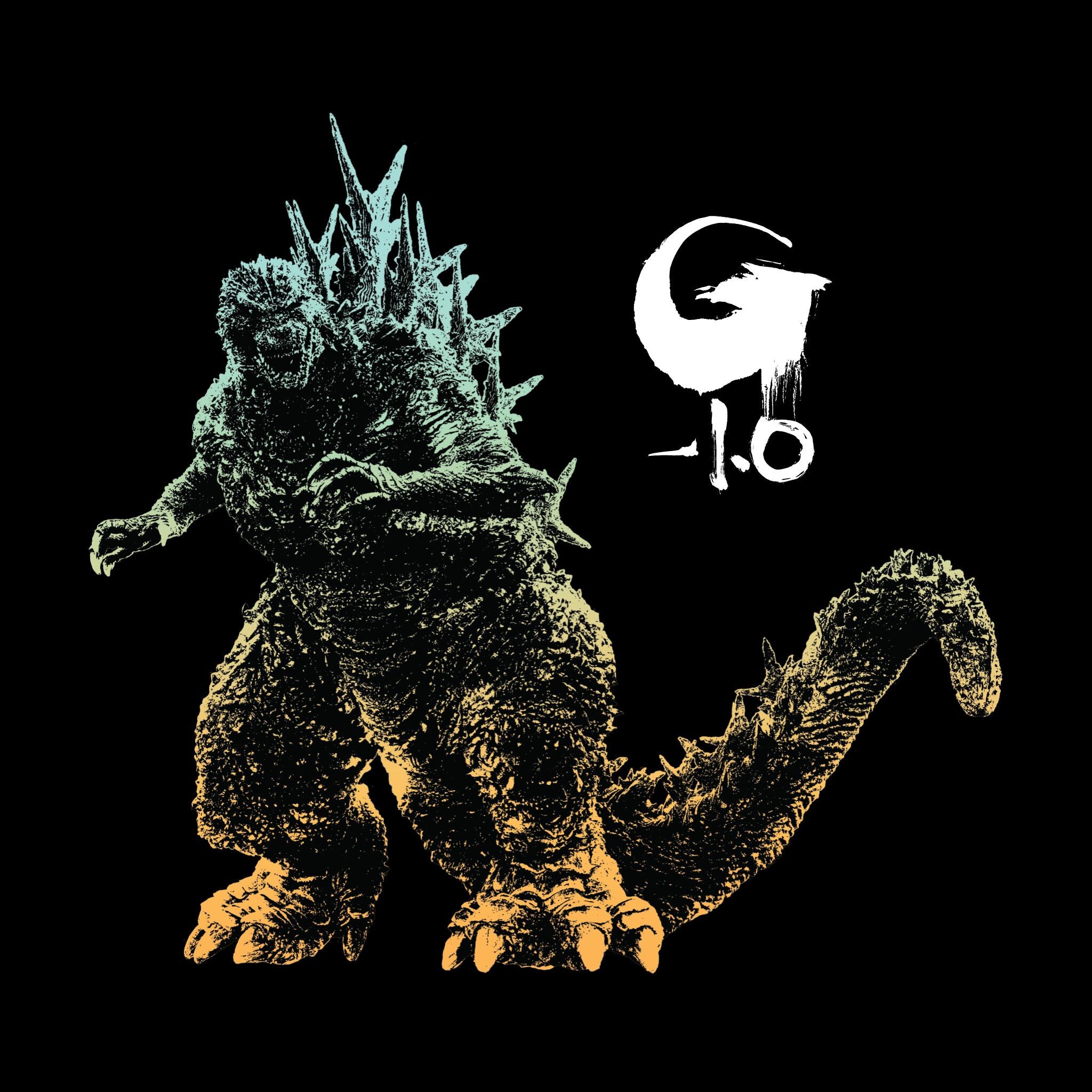 Super7 Toho Godzilla Minus One tricou mânecă lungă negru bumbac