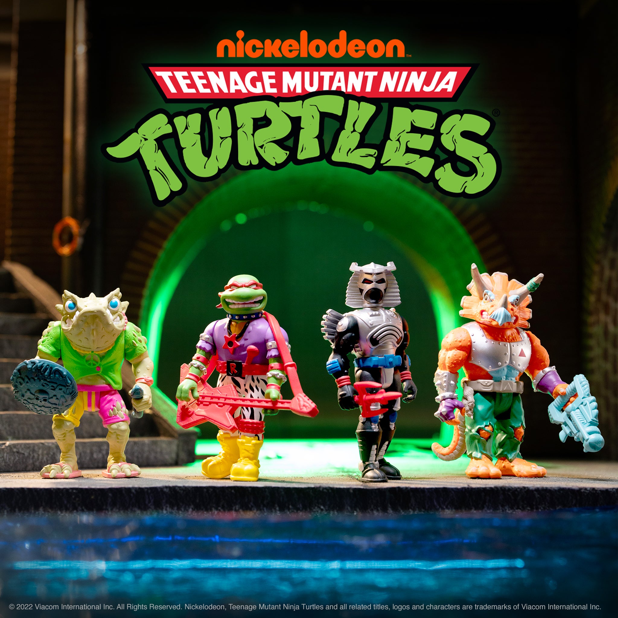 Super7 TMNT ReAction set 4 figurine Wave 6