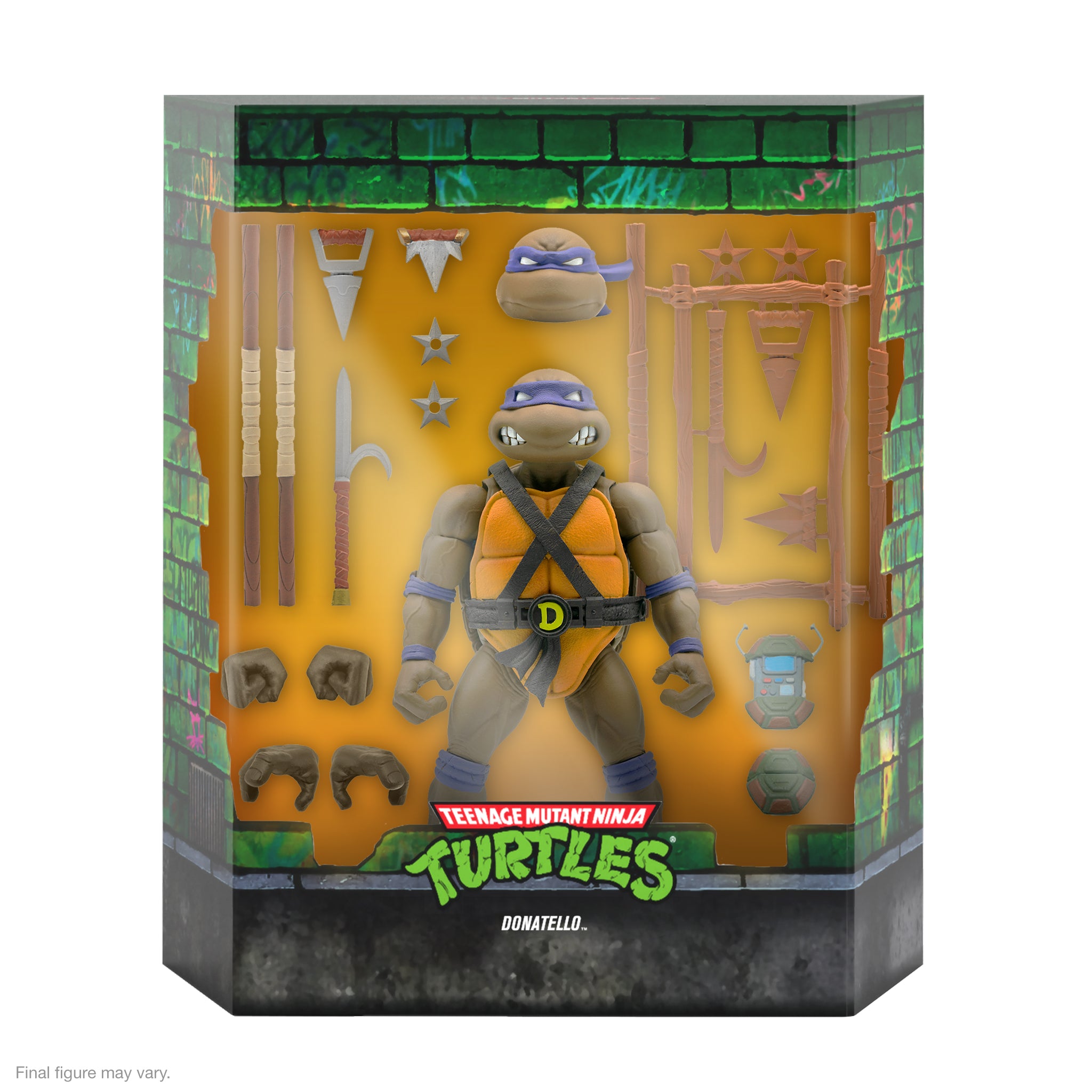 Super7 TMNT Ultimates Donatello figurina 18 cm cu accesorii