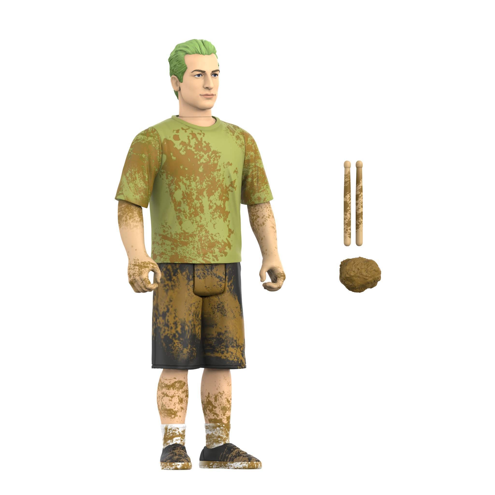 Super7 Green Day ReAction Wave 01 Mud Fight set 3 figurine
