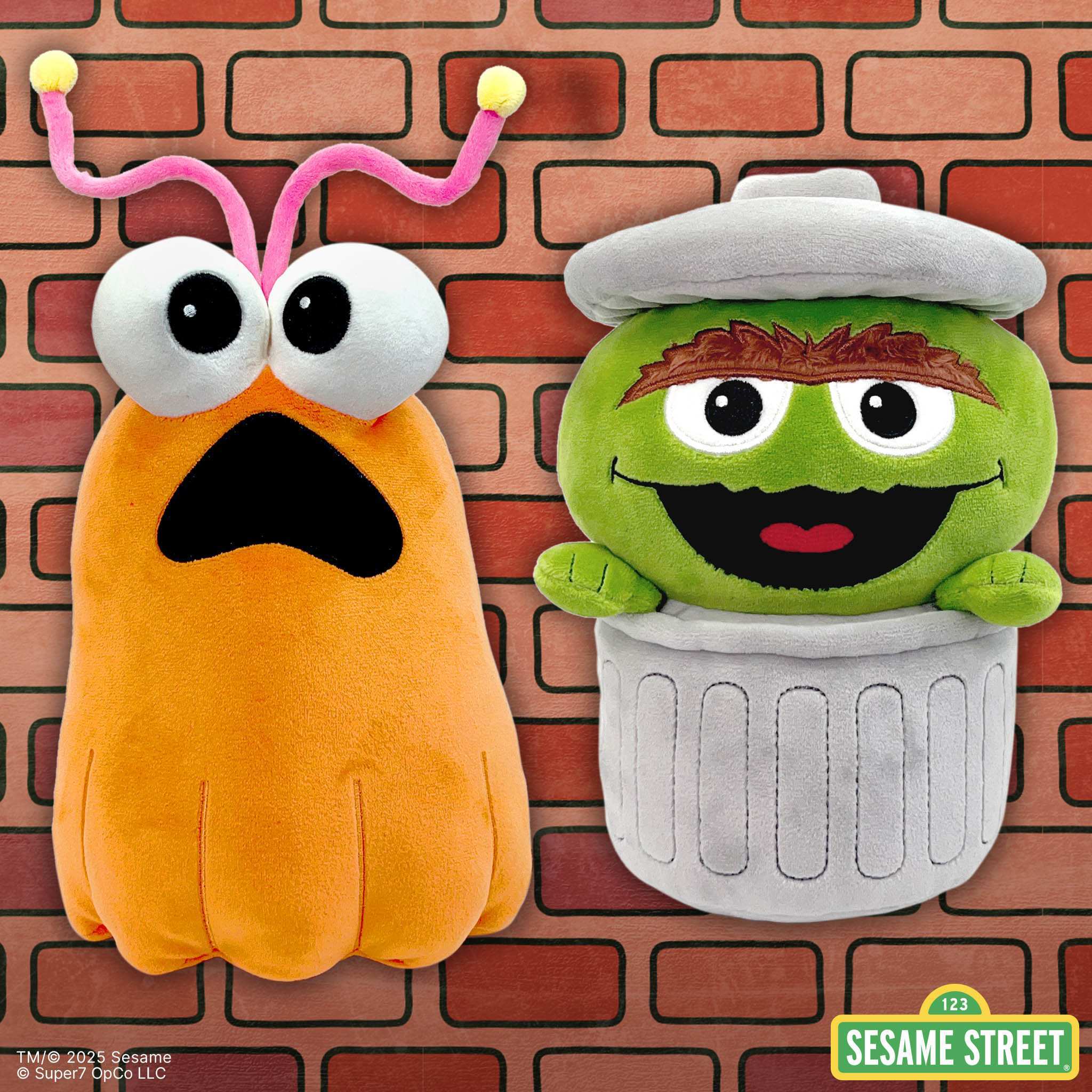 Super7 Sesame Street Oscar Yip Yip plus set 20 cm