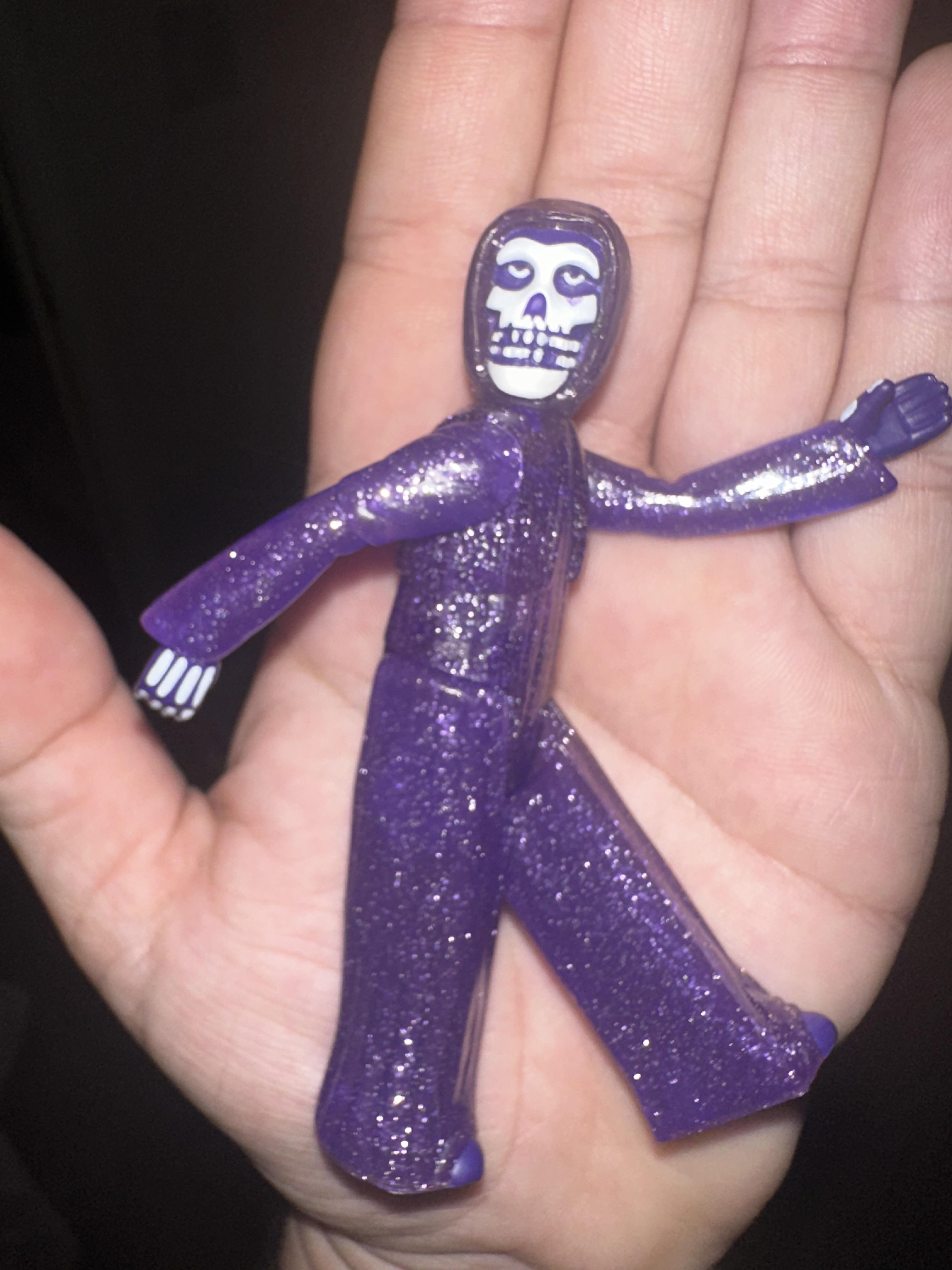 Super7 Misfits Fiend Purple Glitter figurină blind box