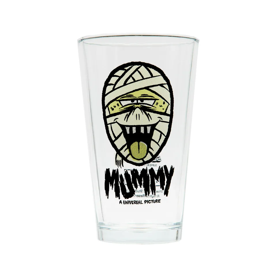 Super7 Universal Monsters FreakyFaces The Mummy pahar sticlă