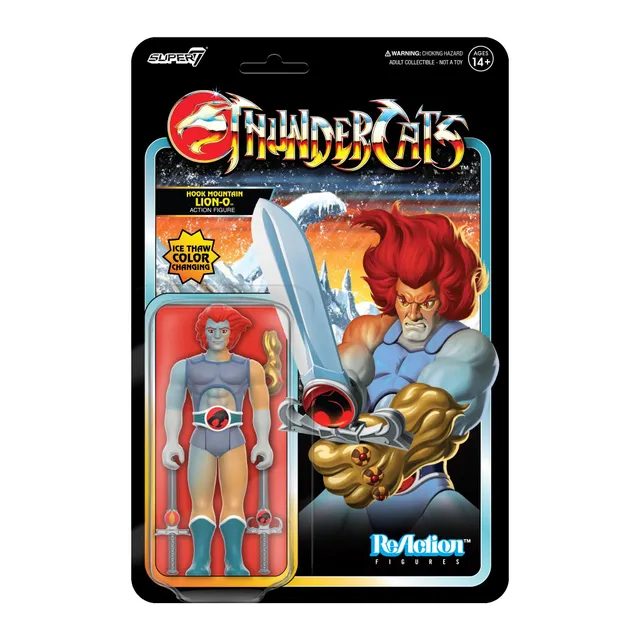 Super7 ReAction ThunderCats Lion-O Hook Mountain fig. termocromatica
