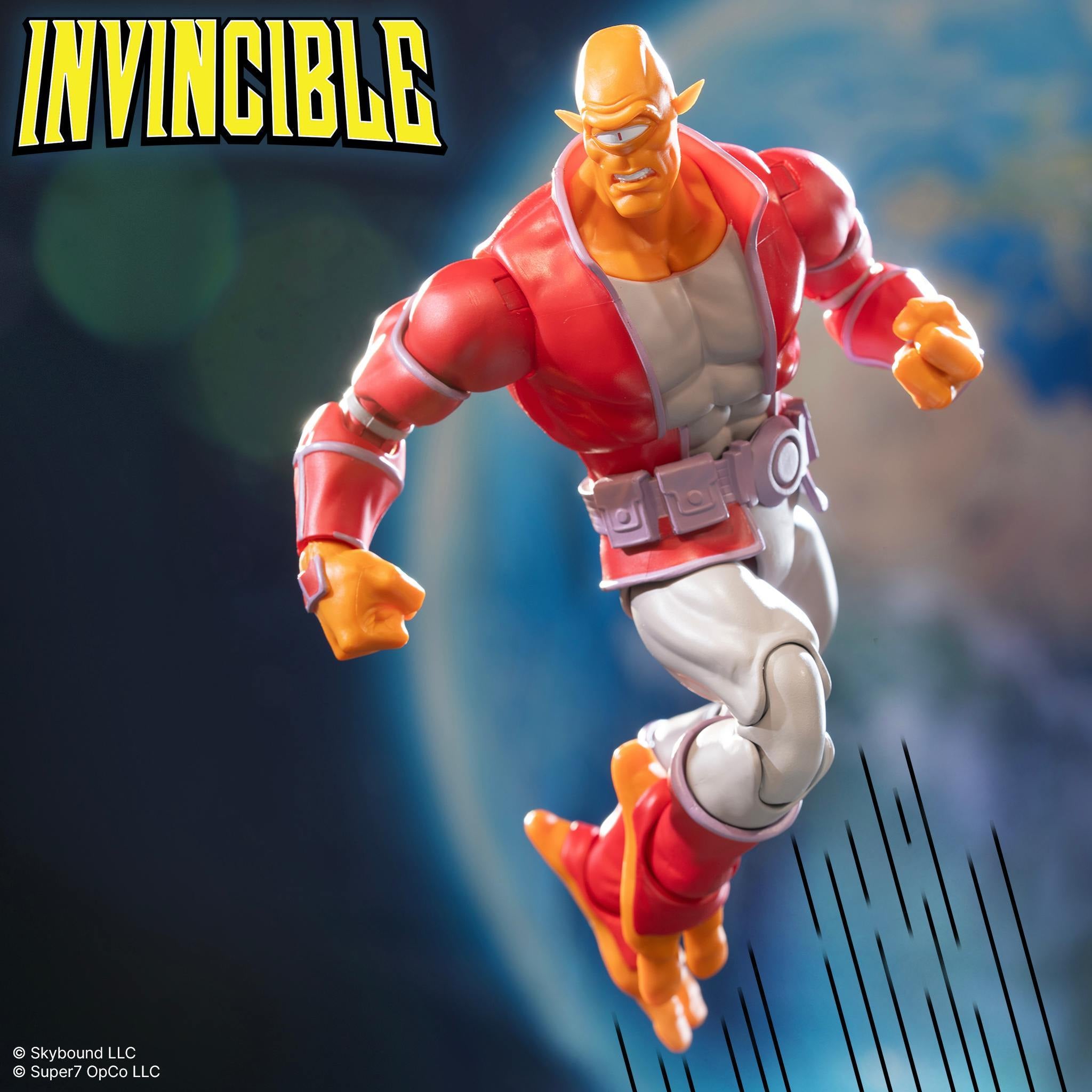 Super7 Invincible Allen Alien figurină deluxe 18 cm