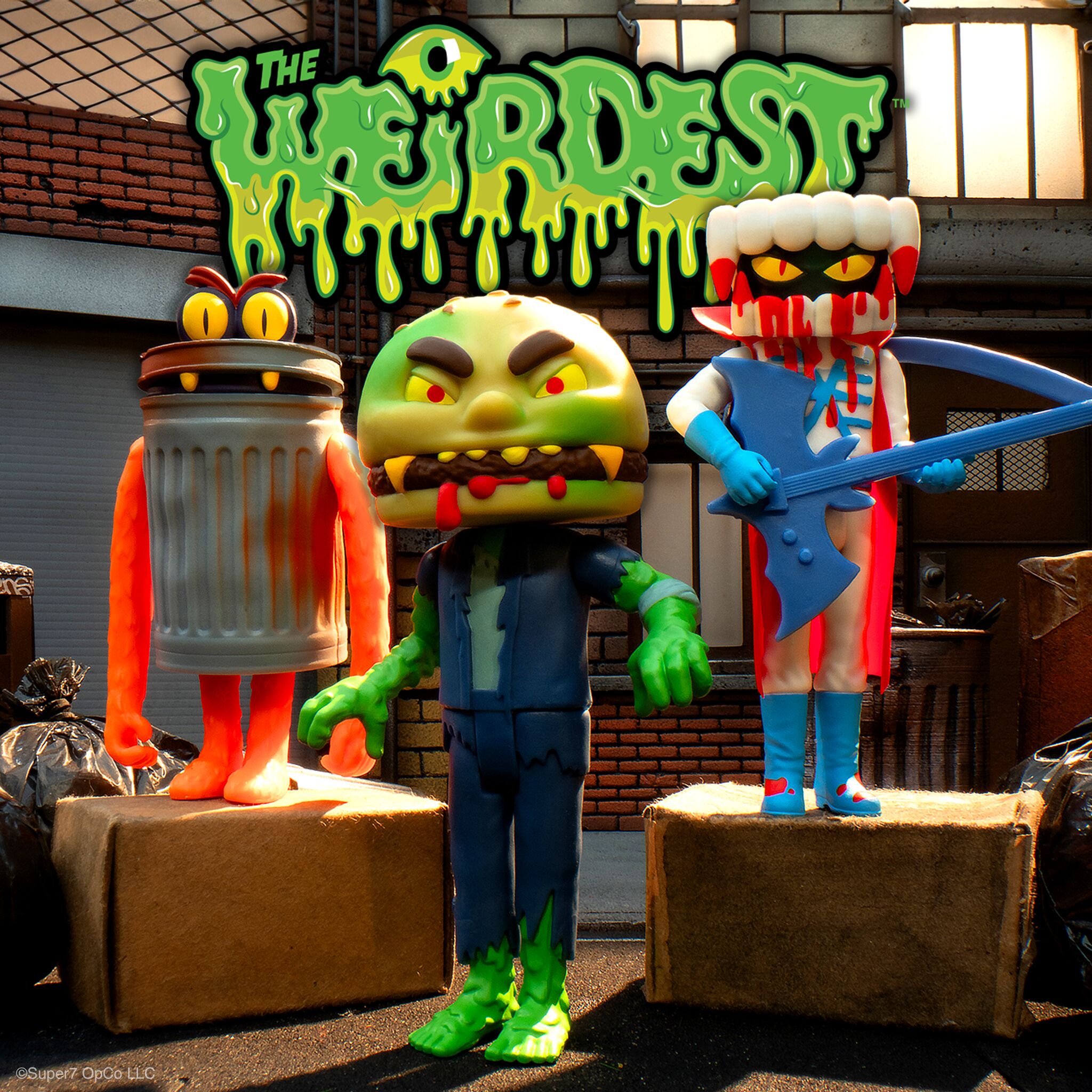 Super7 The Weirdest Wave 05 Trashquatch figurina 9cm