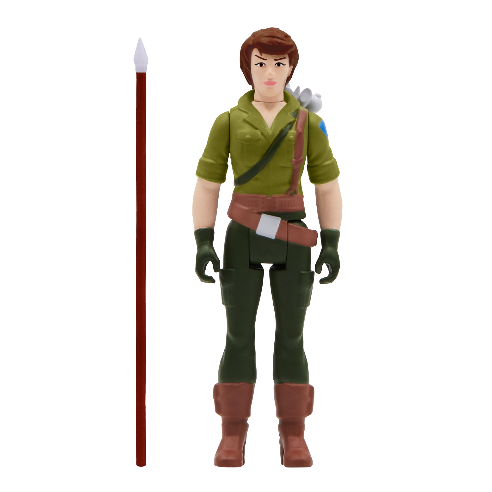 Super7 ReAction G.I. Joe Wave 2 Lady Jaye figurină cu suliță