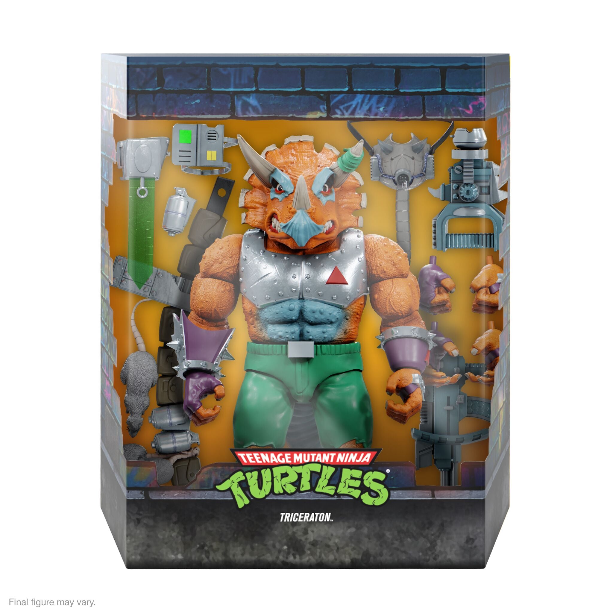 Super7 ULTIMATES! TMNT Triceraton figurină 20cm