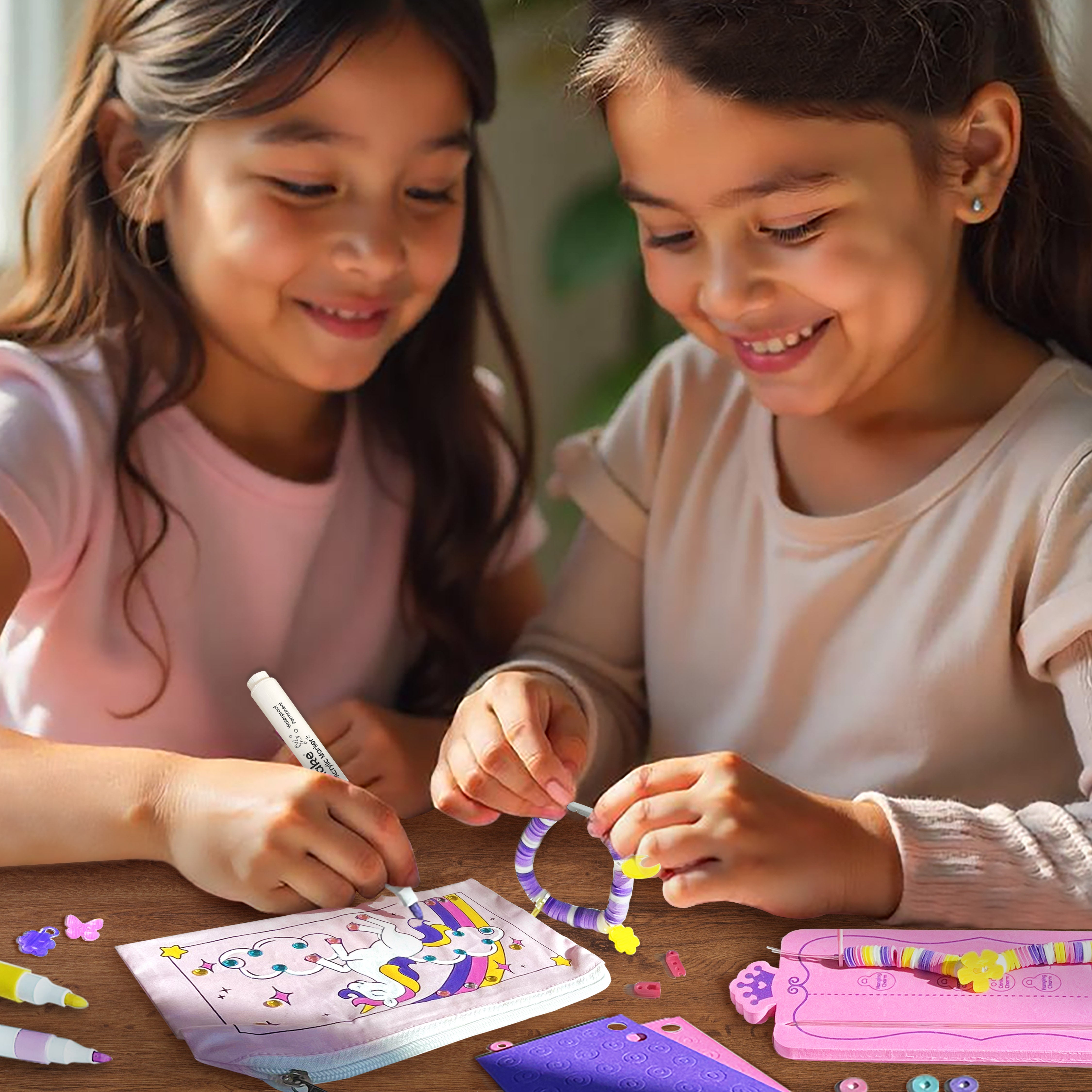 Imagimake Unicorn Craft Kit set creativitate fetite 5-9 ani