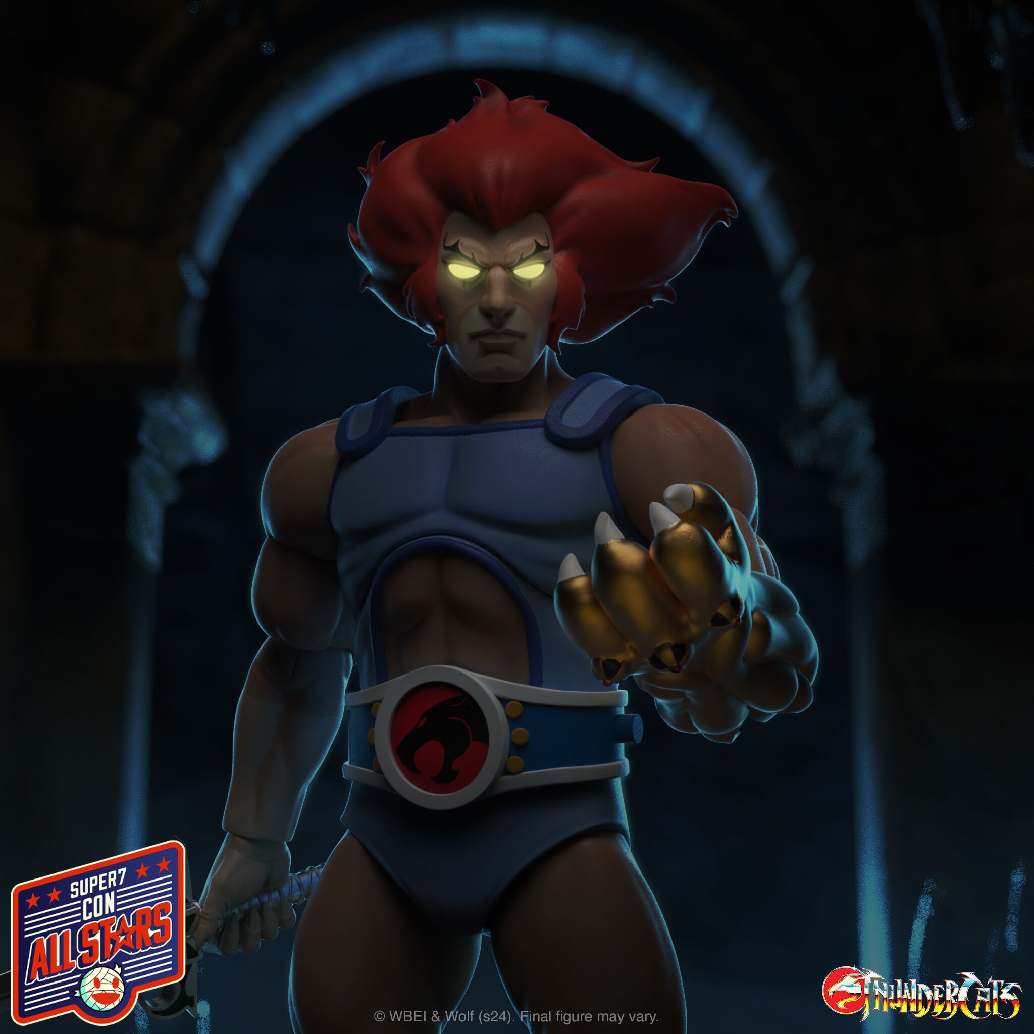 Super7 ULTIMATES ThunderCats Mumm-Ra Lion-O set LED