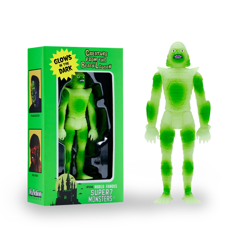 Super7 Universal Monsters ReAction Creature Glow figurina 9,5 cm
