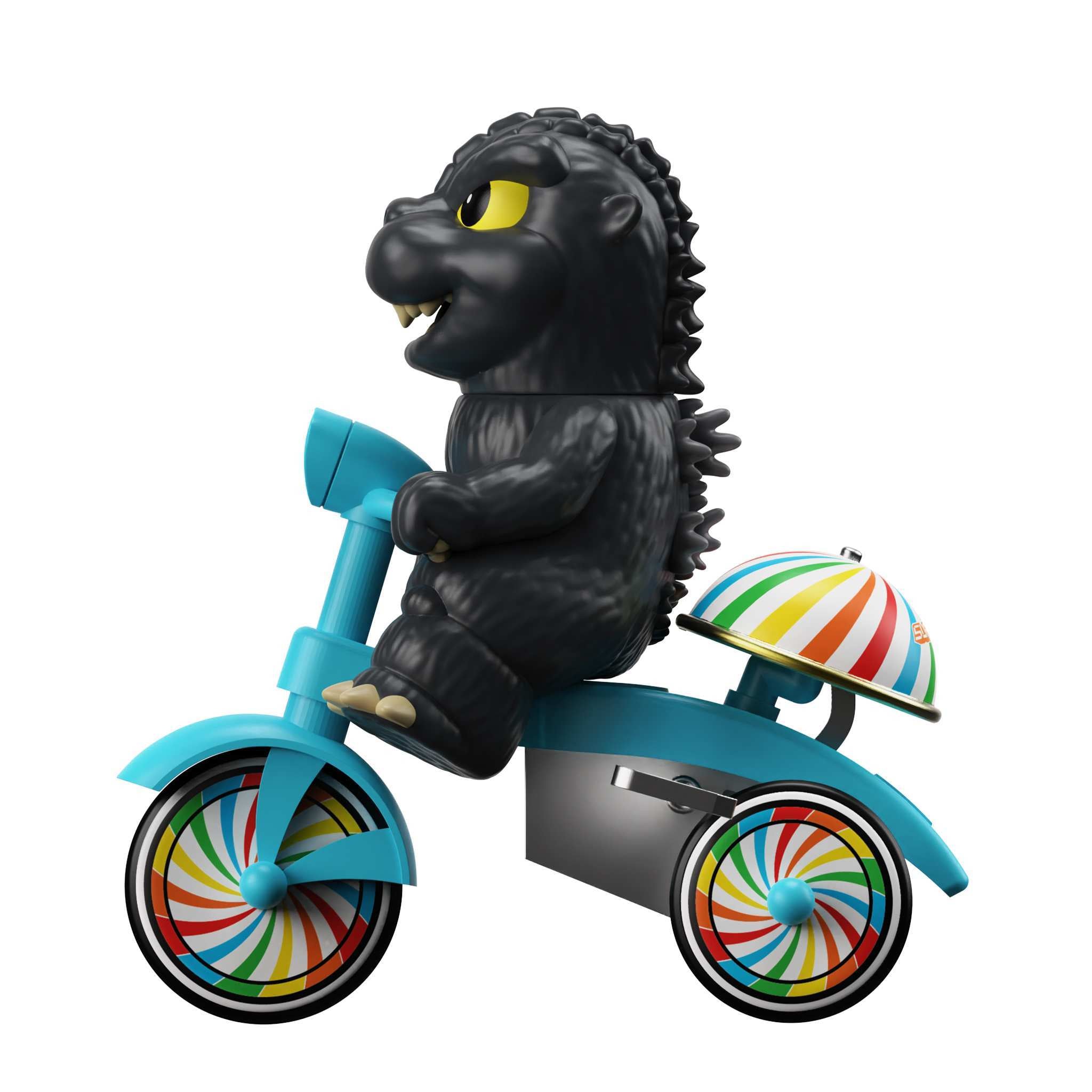 Super7 Toho Godzilla 89 tricicleta albastra cu sonerie