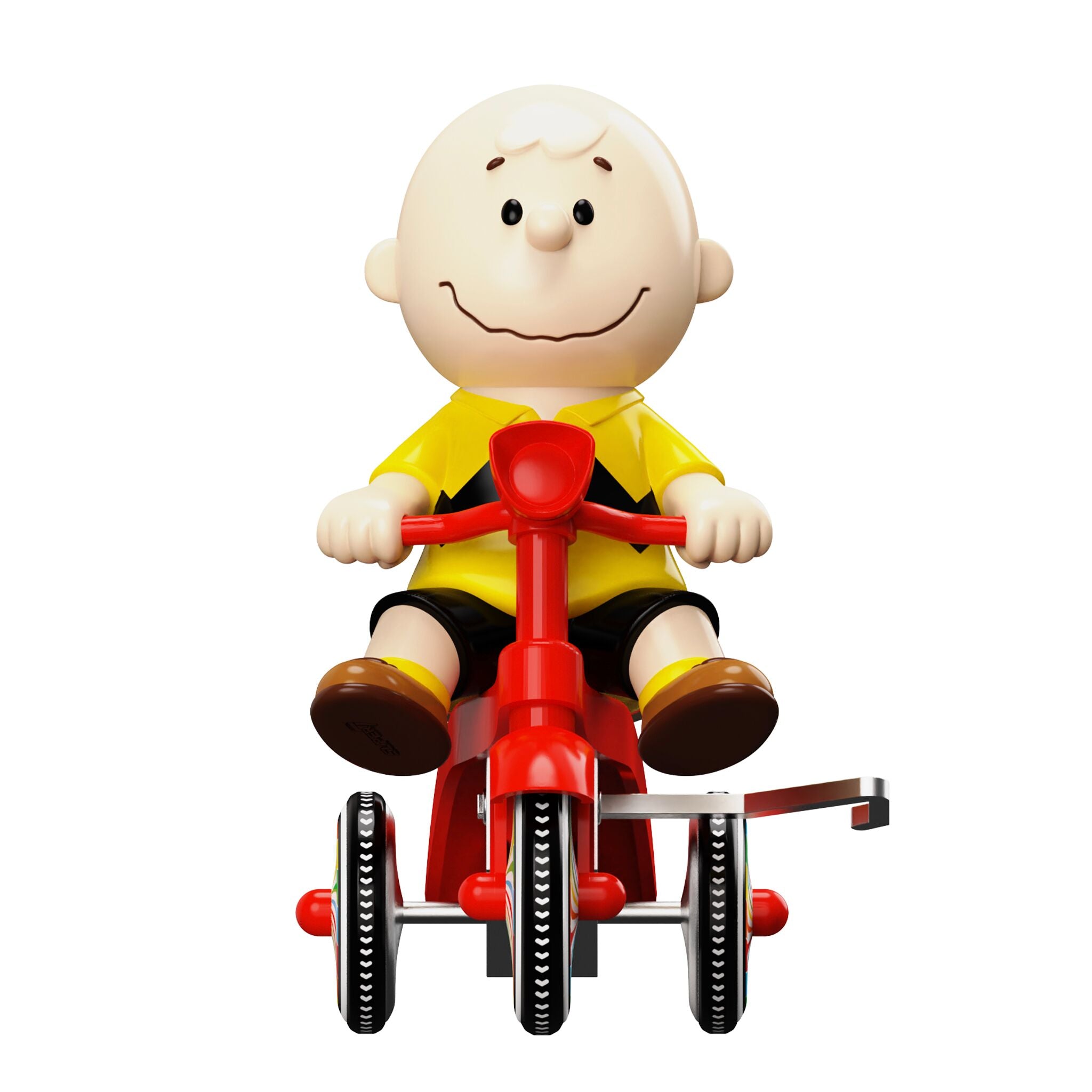 Super7 Peanuts Super Cycles Charlie Brown tricicleta rosie