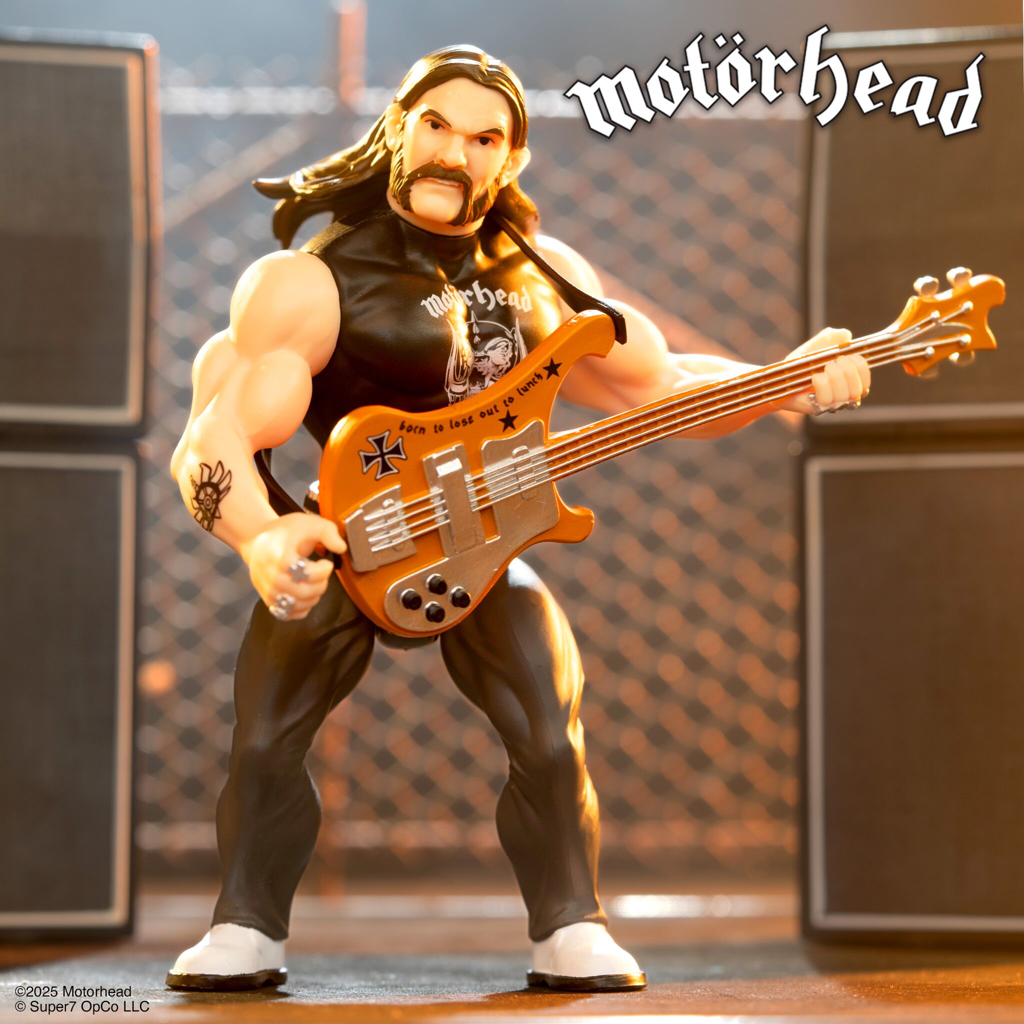 Super7 Motorhead Lemmy figurina vintage 14 cm