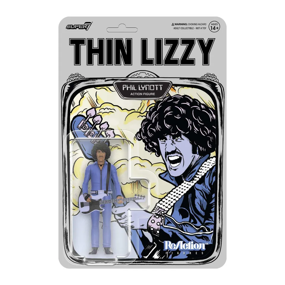 Super7 Thin Lizzy Jailbreak Phil Lynott figurină 9,5 cm