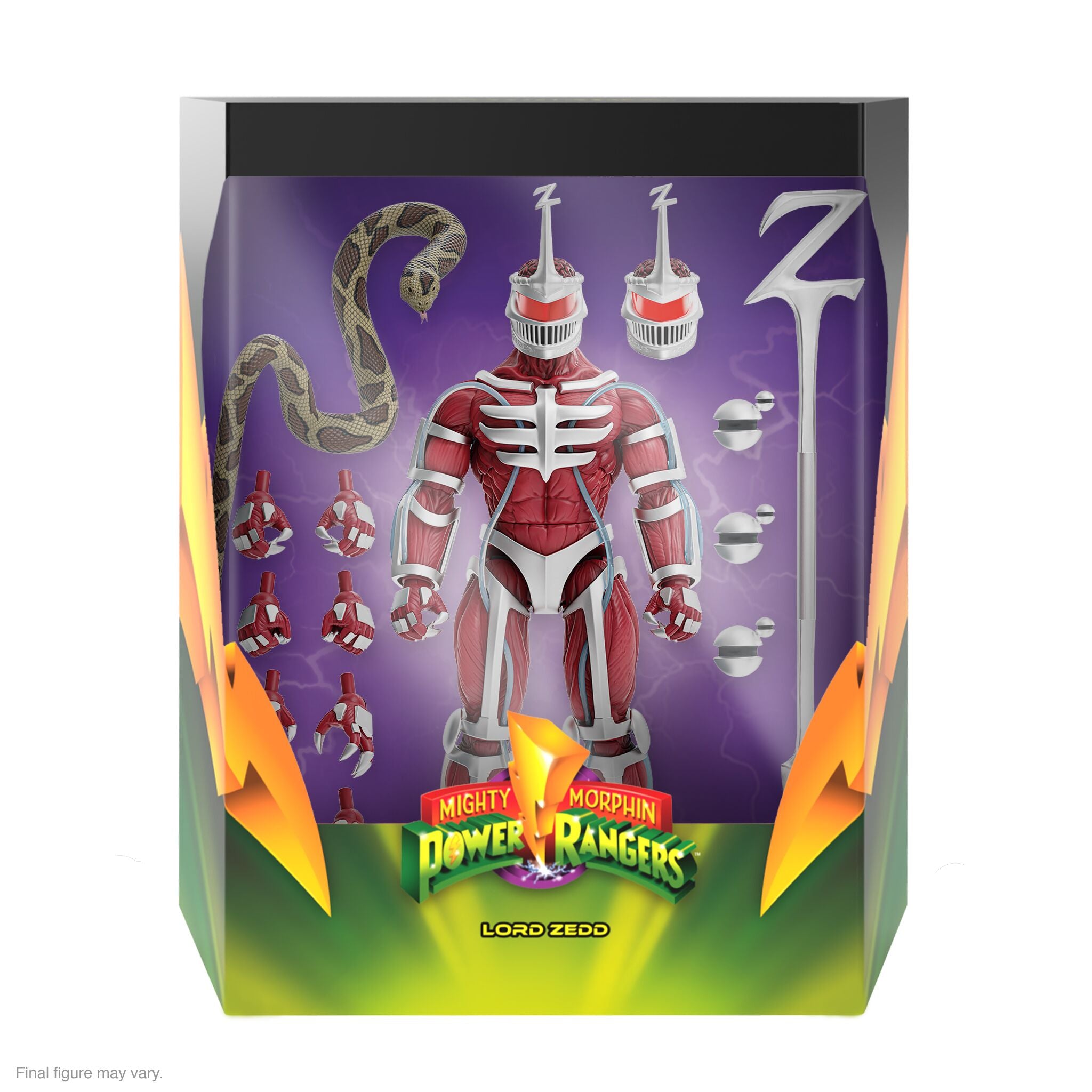 Super7 Power Rangers ULTIMATES Lord Zedd figurina 7 inch