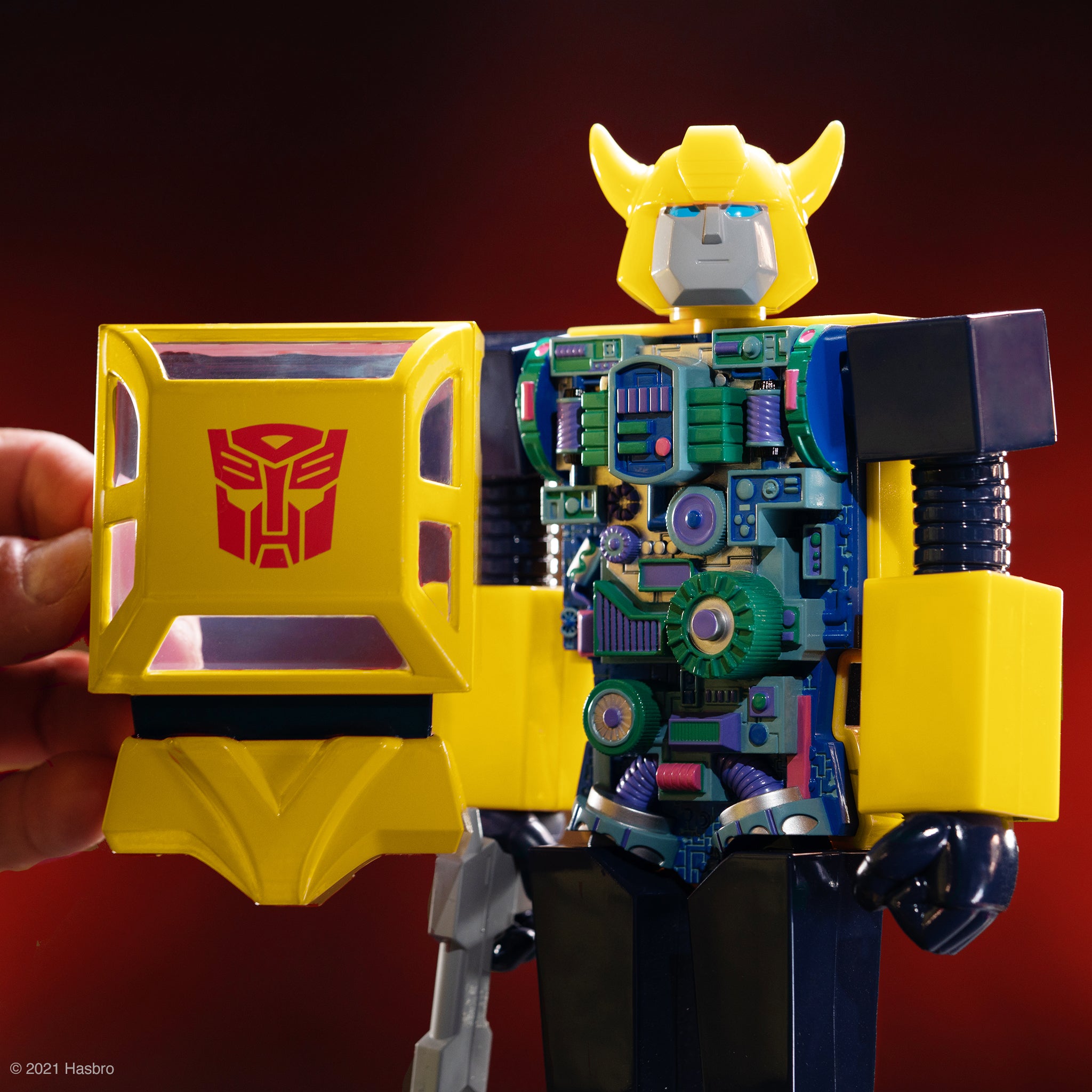 Super7 Cyborg Bumblebee G1 figurina 25 cm galbena