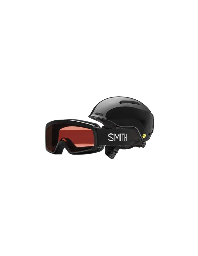 Casca ski junior Glide + ochelari Rascal black