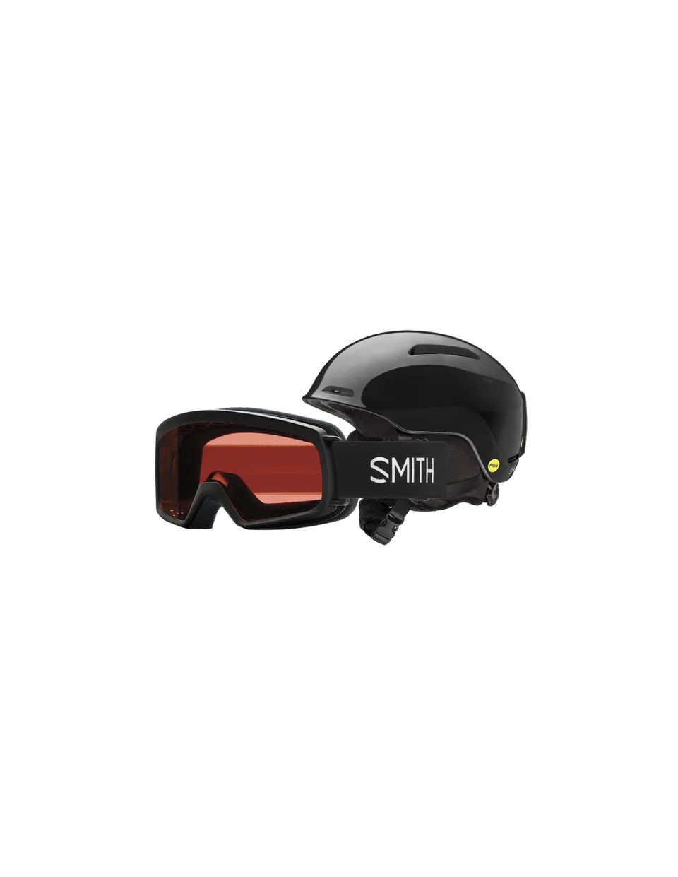 Casca ski junior Glide + ochelari Rascal black