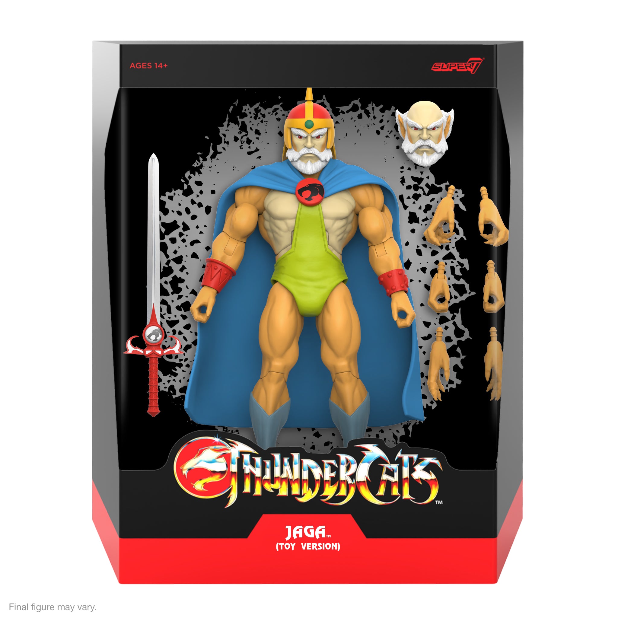 Super7 ThunderCats ULTIMATES Jaga Toy Recolor figurina 18 cm